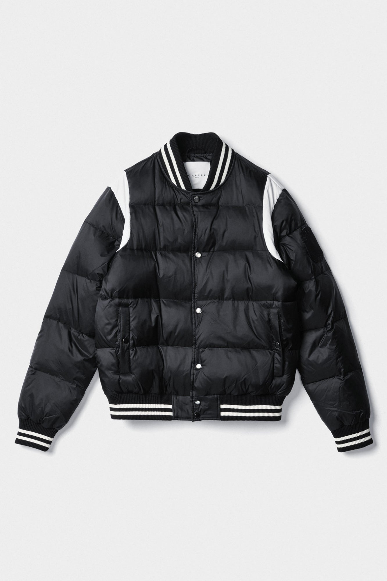 Piumino Tessuto Nylon Nero