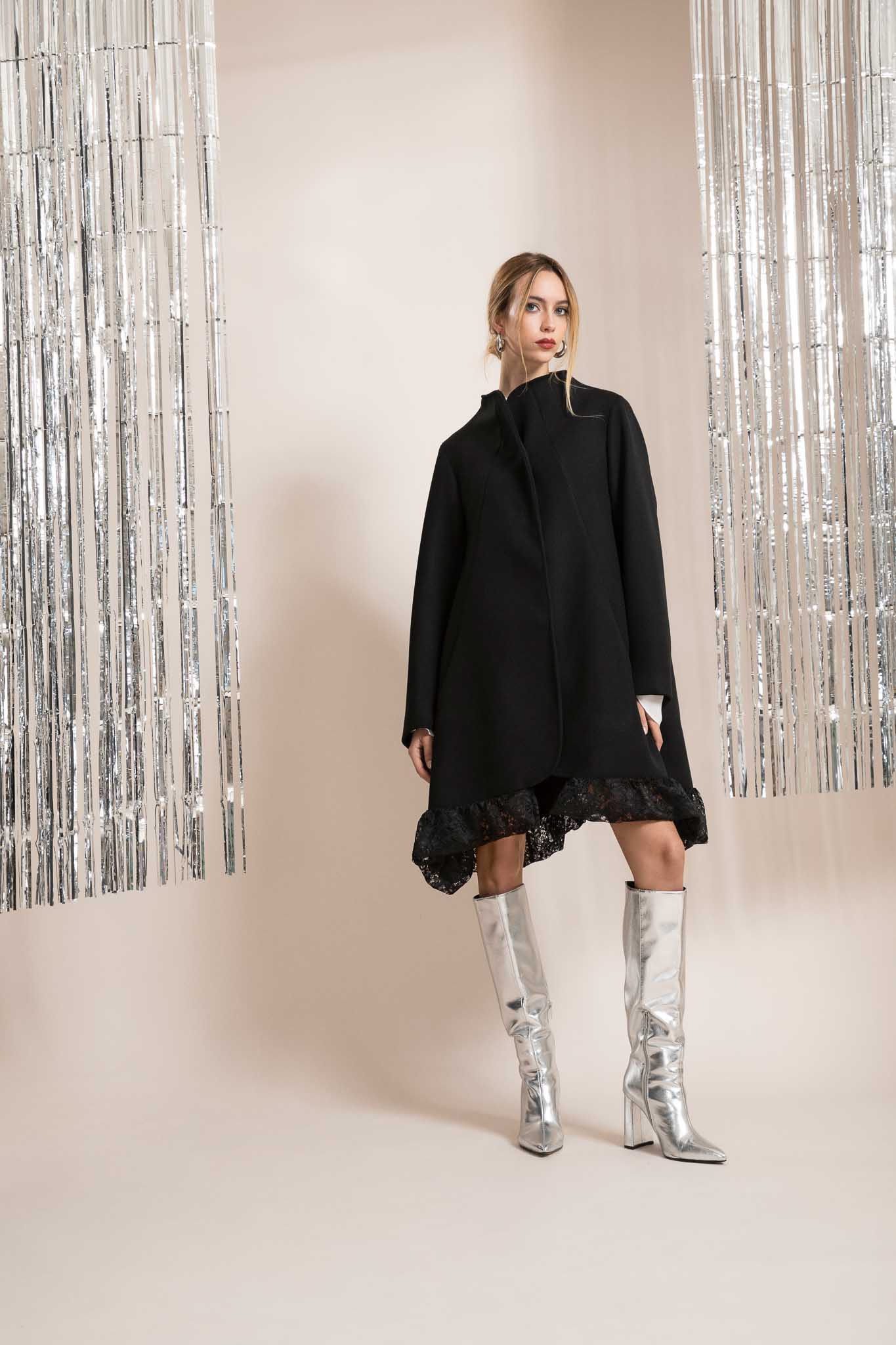 Cappotto Pizzo Nero