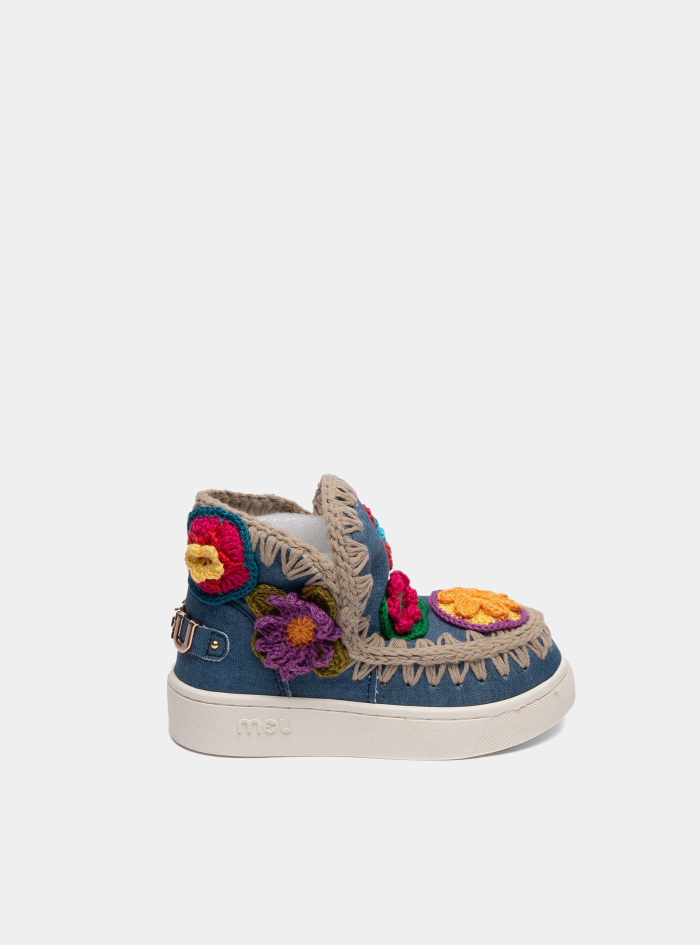 Summer Eskimo Sneak Kid Croche Denim