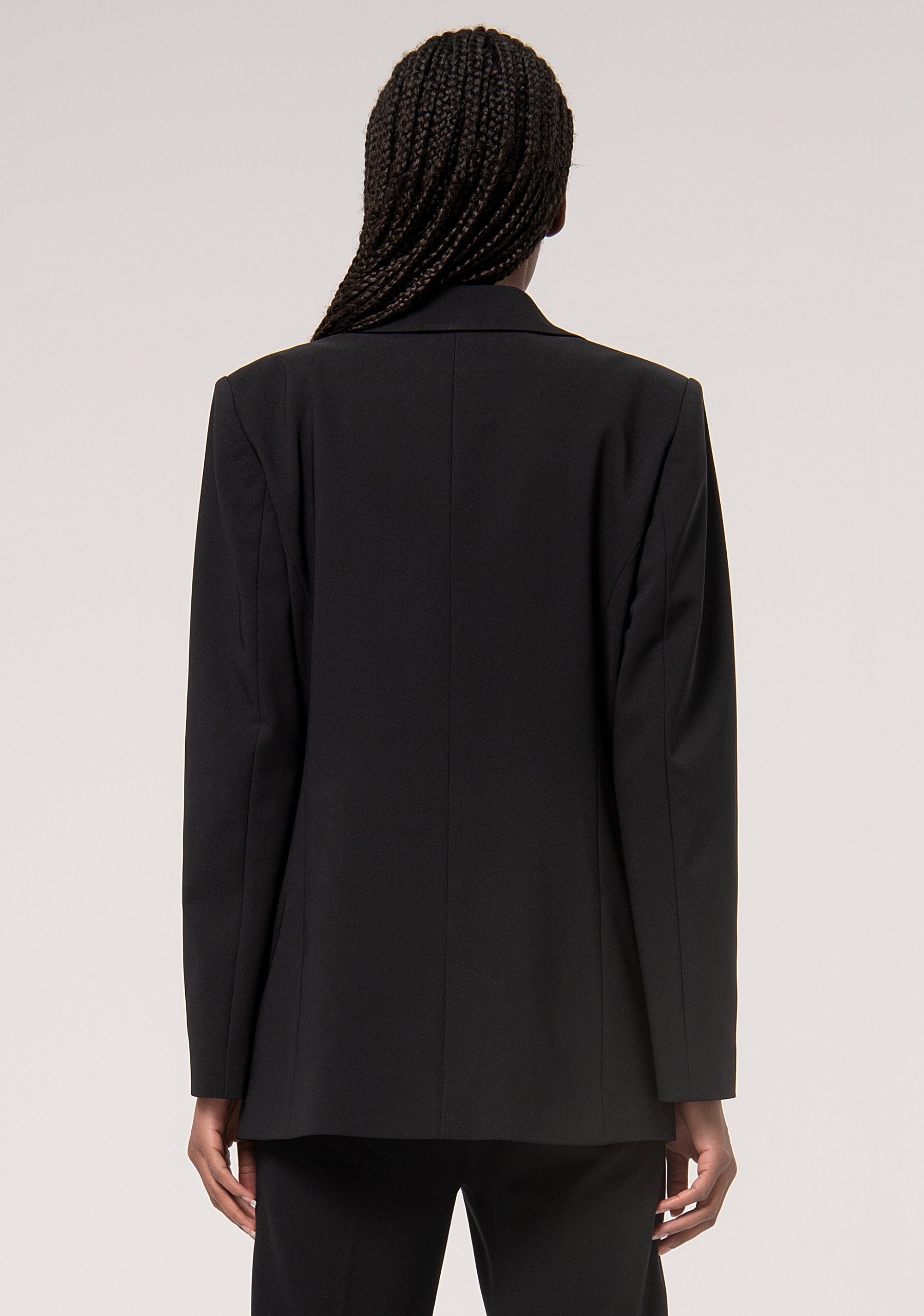 Long Tailor Jacket Black