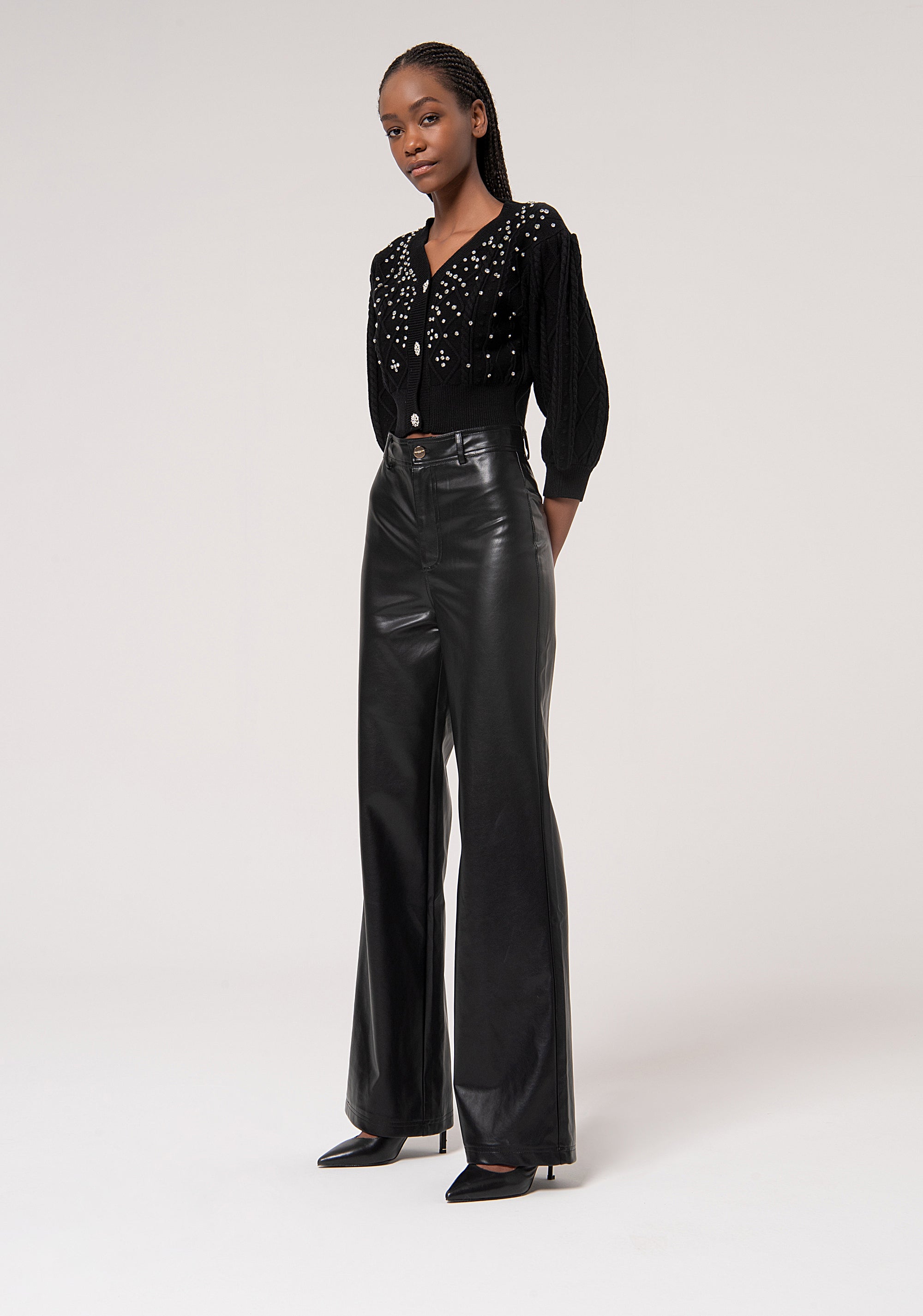 flare Tailor Pants Black