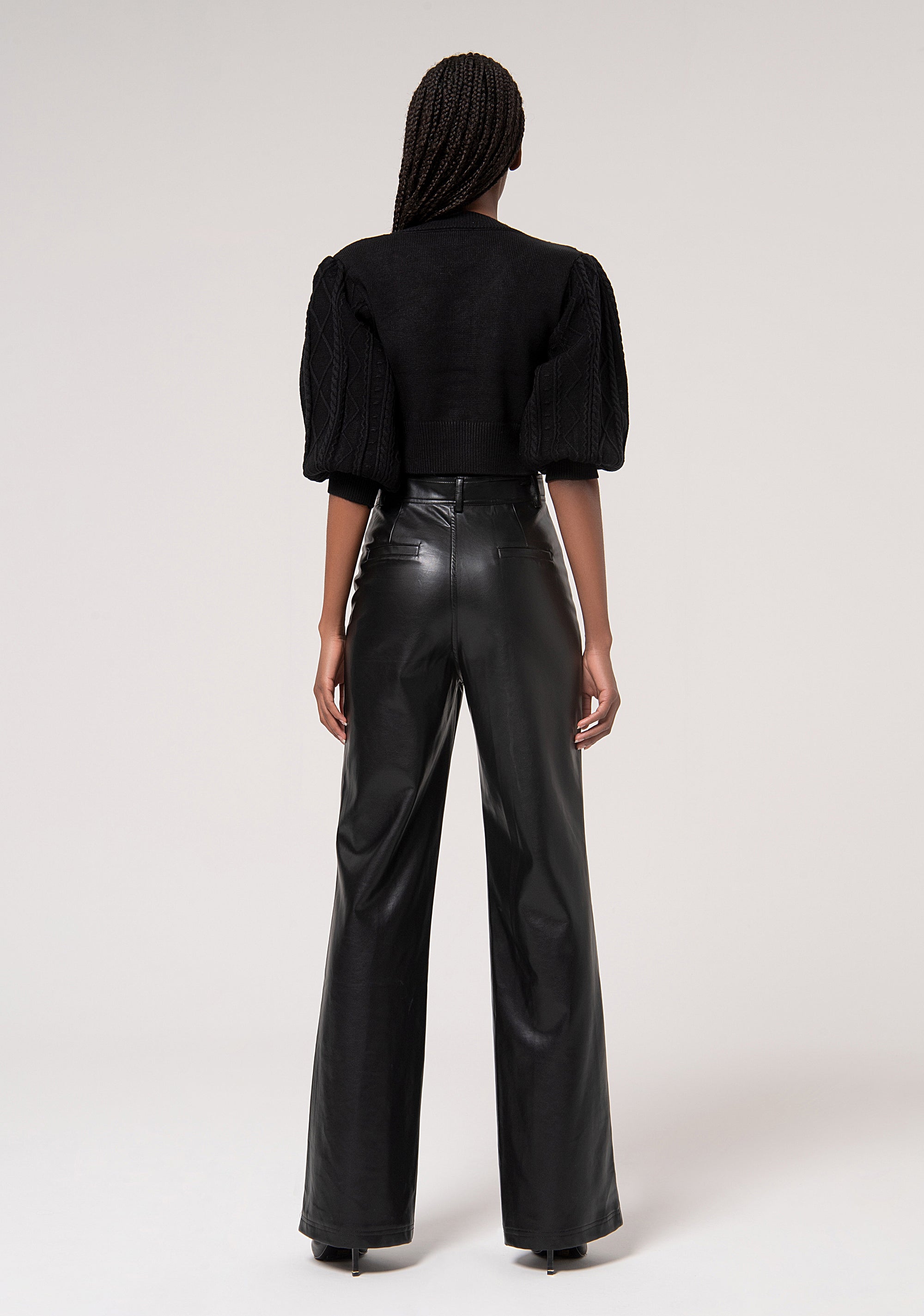 flare Tailor Pants Black