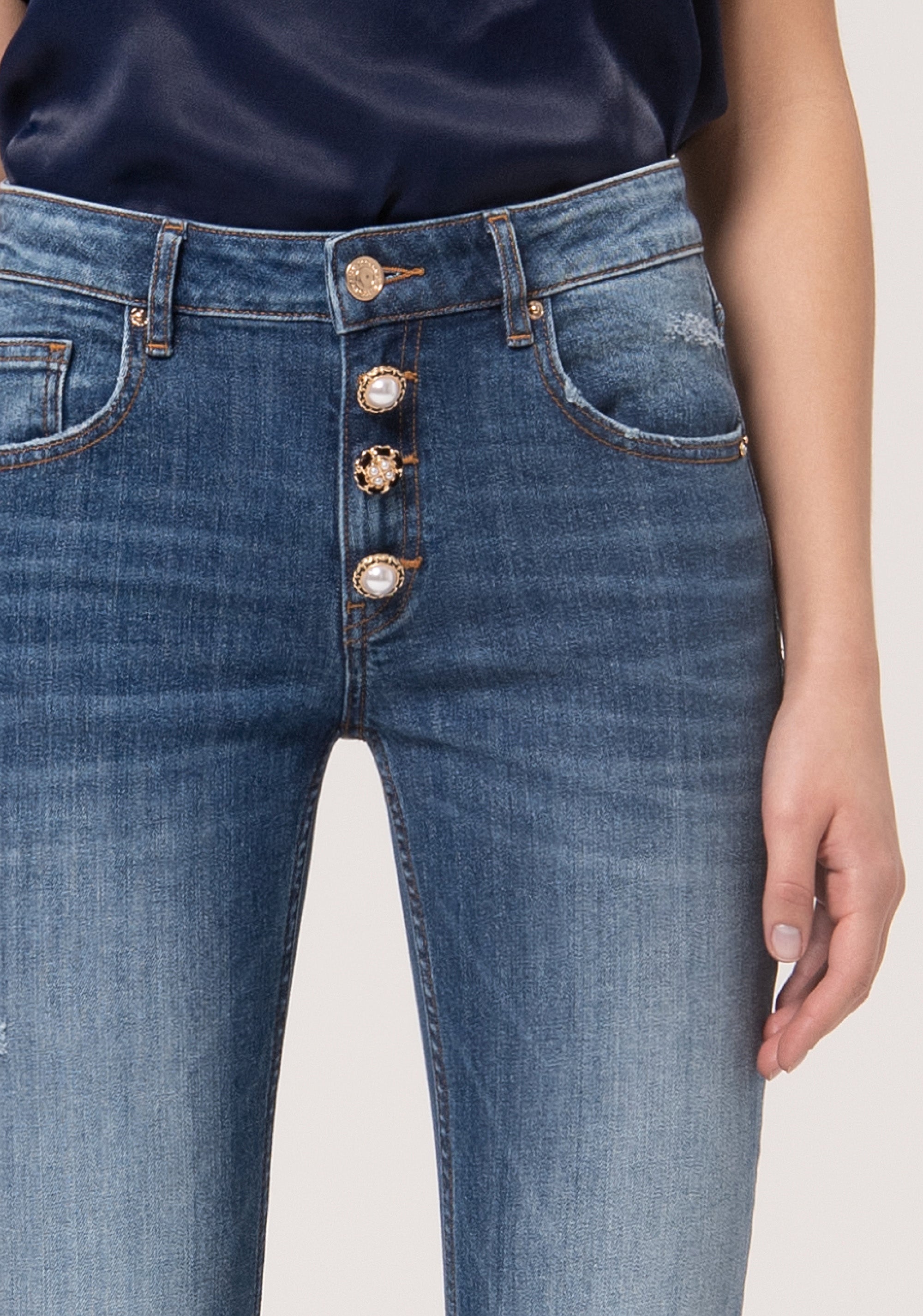 Low Waist Bootcut Pant Strongstone