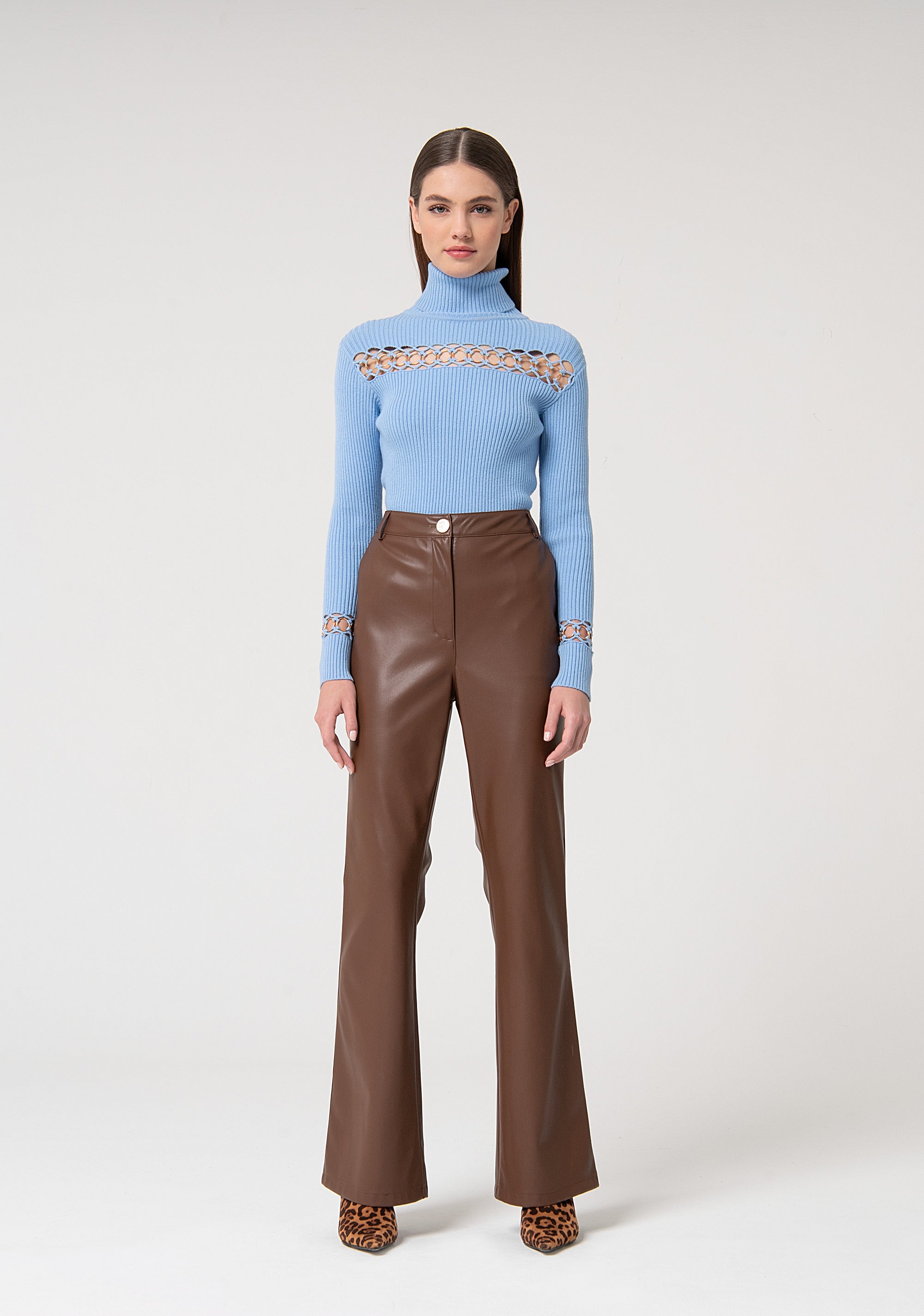 BootCut Pants Chocolate
