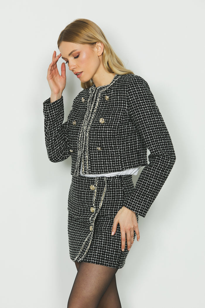 Giacca Violante Corta Chanel Black