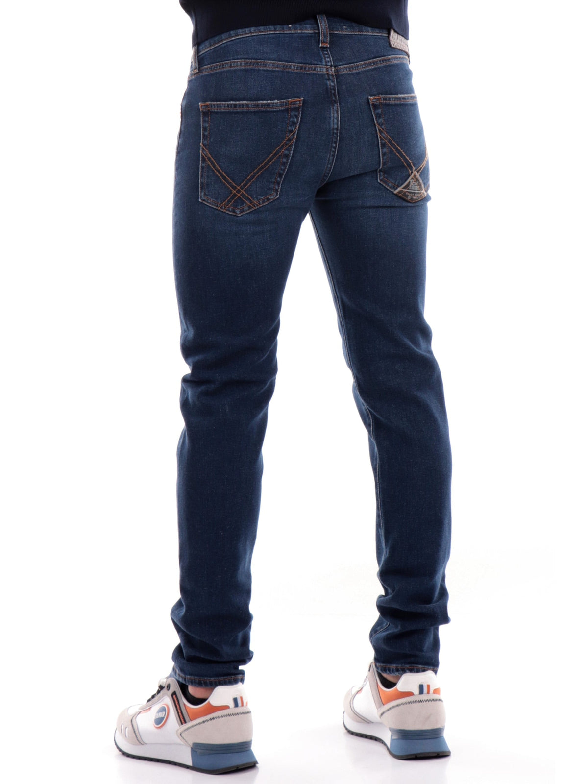 Roy Roger's Bermuda Cargo in denim blu da bambino RG197