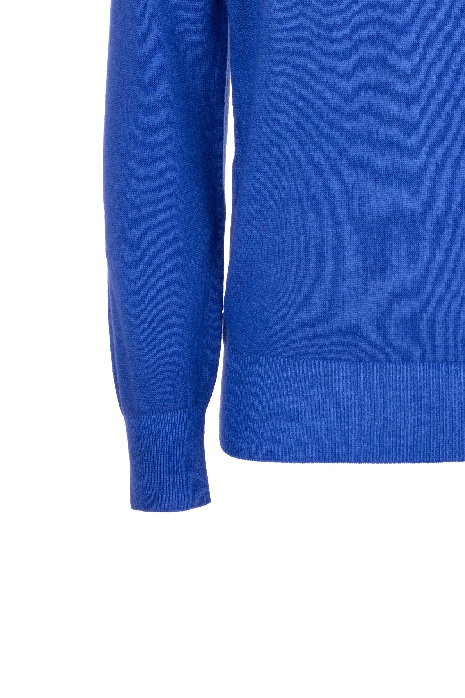 Girocollo Rasato 100% Cachemire Bluette