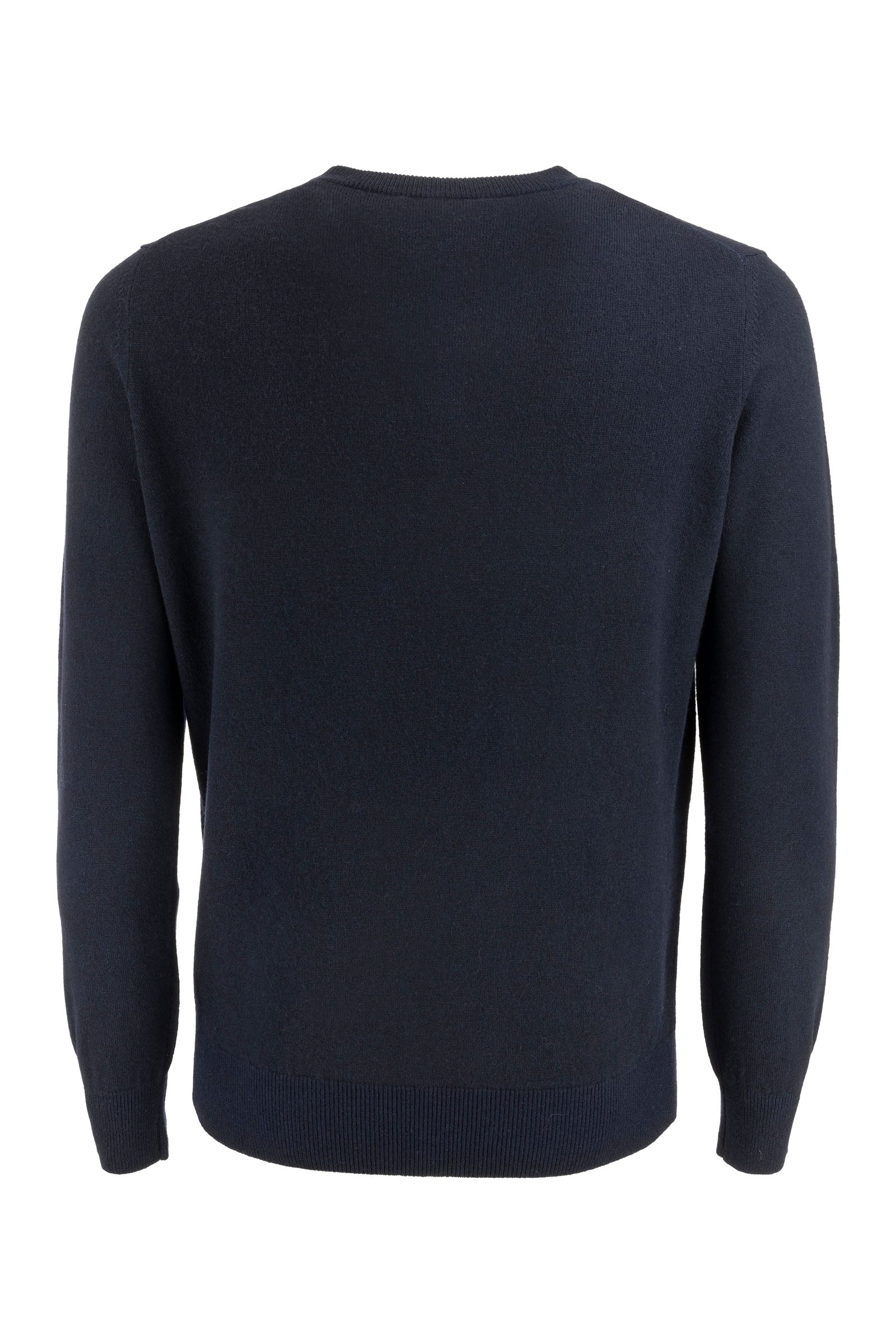 Girocollo Rasato 100% Cachemire Blu