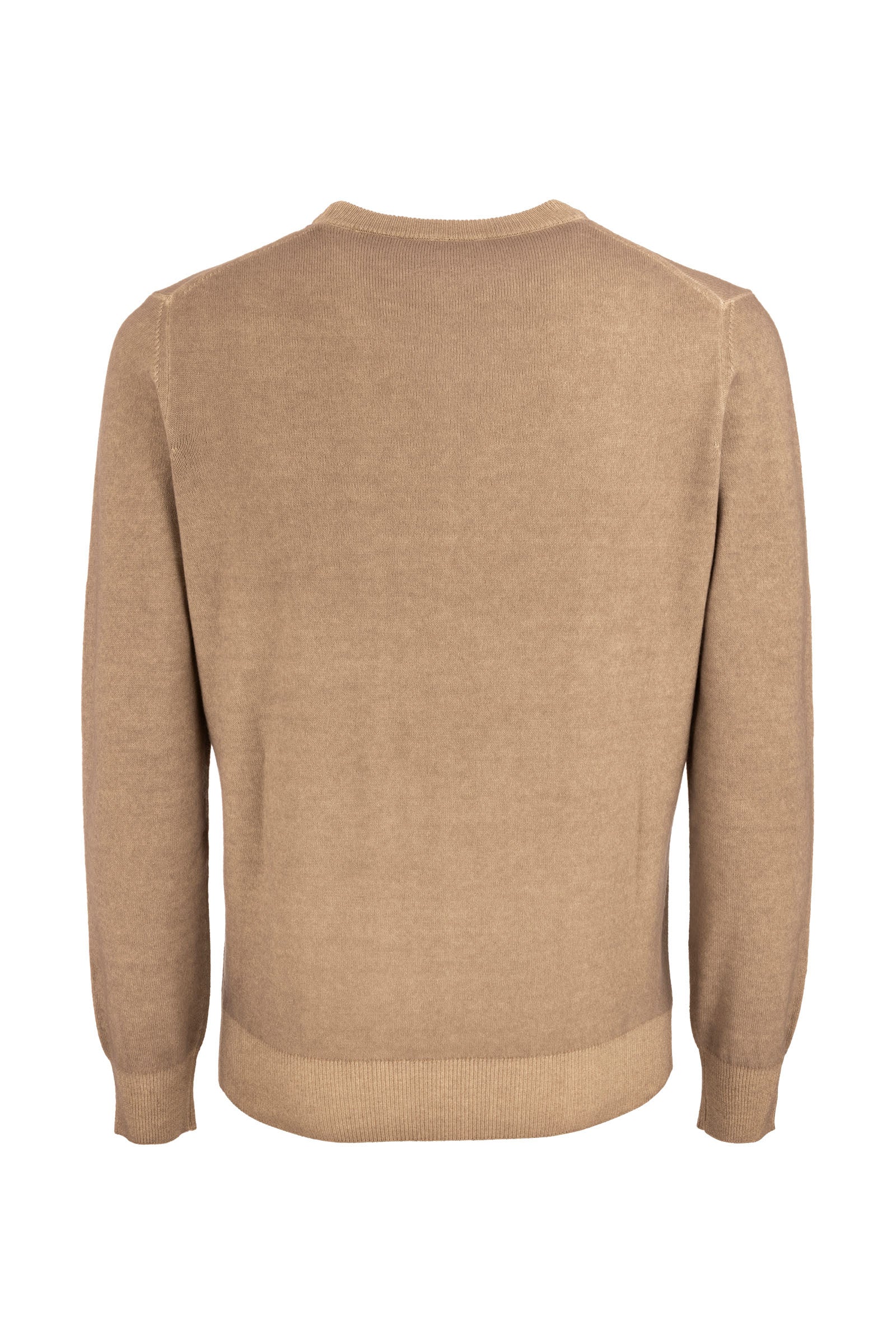 Girocollo Rasato 100% Cachemire Beige