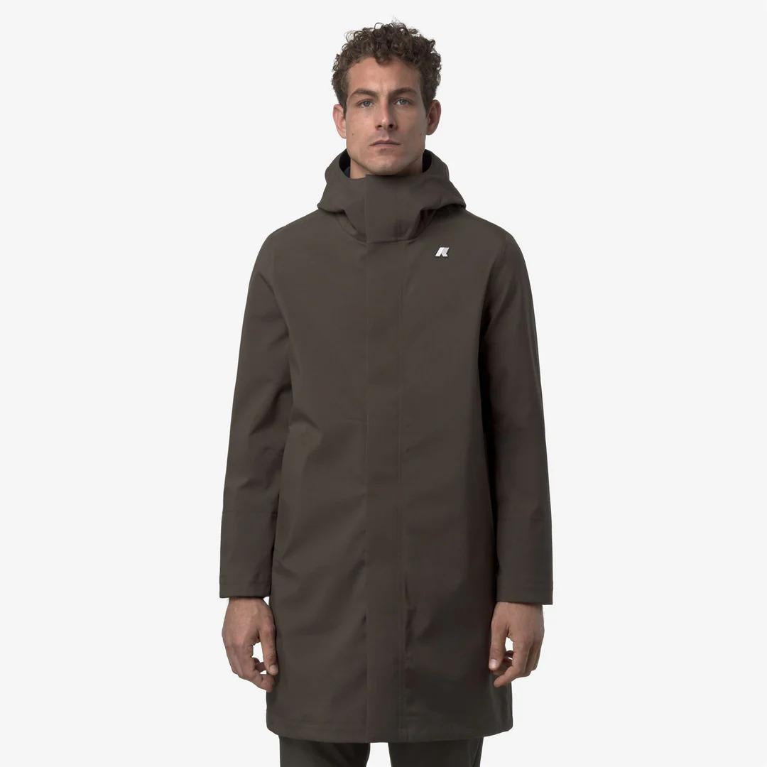 THOMAS BONDED<BR/>BLACK OLIVE-BLUE DEPTH K7126WW B3A K-WAY