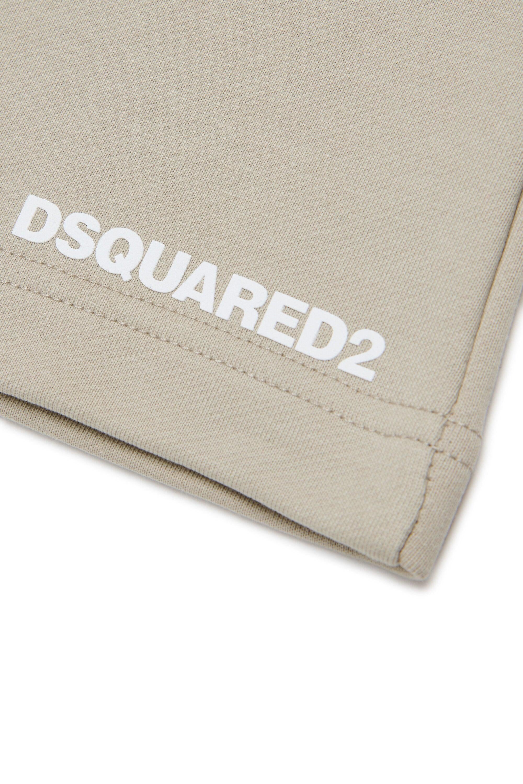 Dsquared2 Shorts in felpa con logo grigio medio