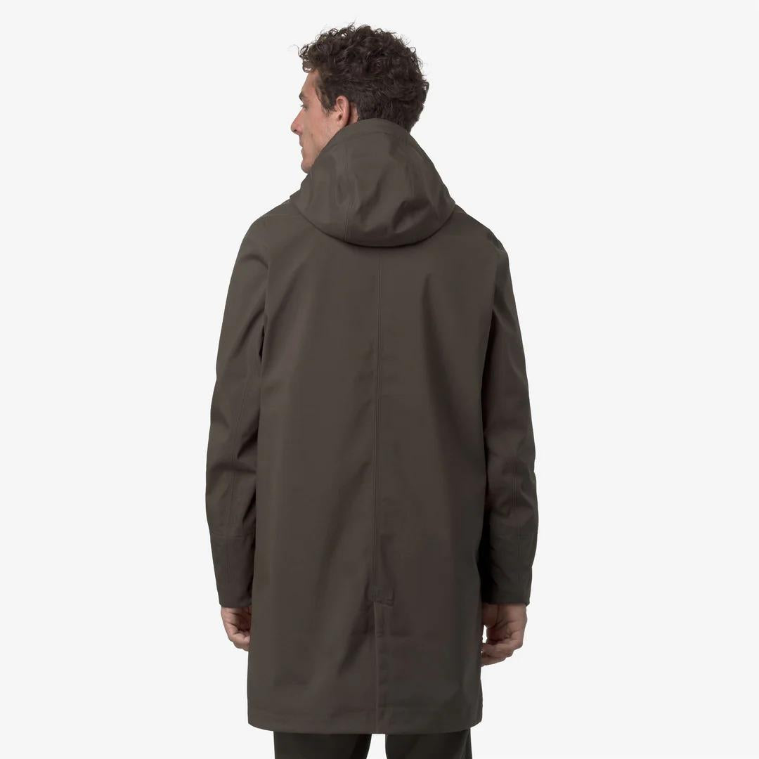THOMAS BONDED<BR/>BLACK OLIVE-BLUE DEPTH K7126WW B3A K-WAY