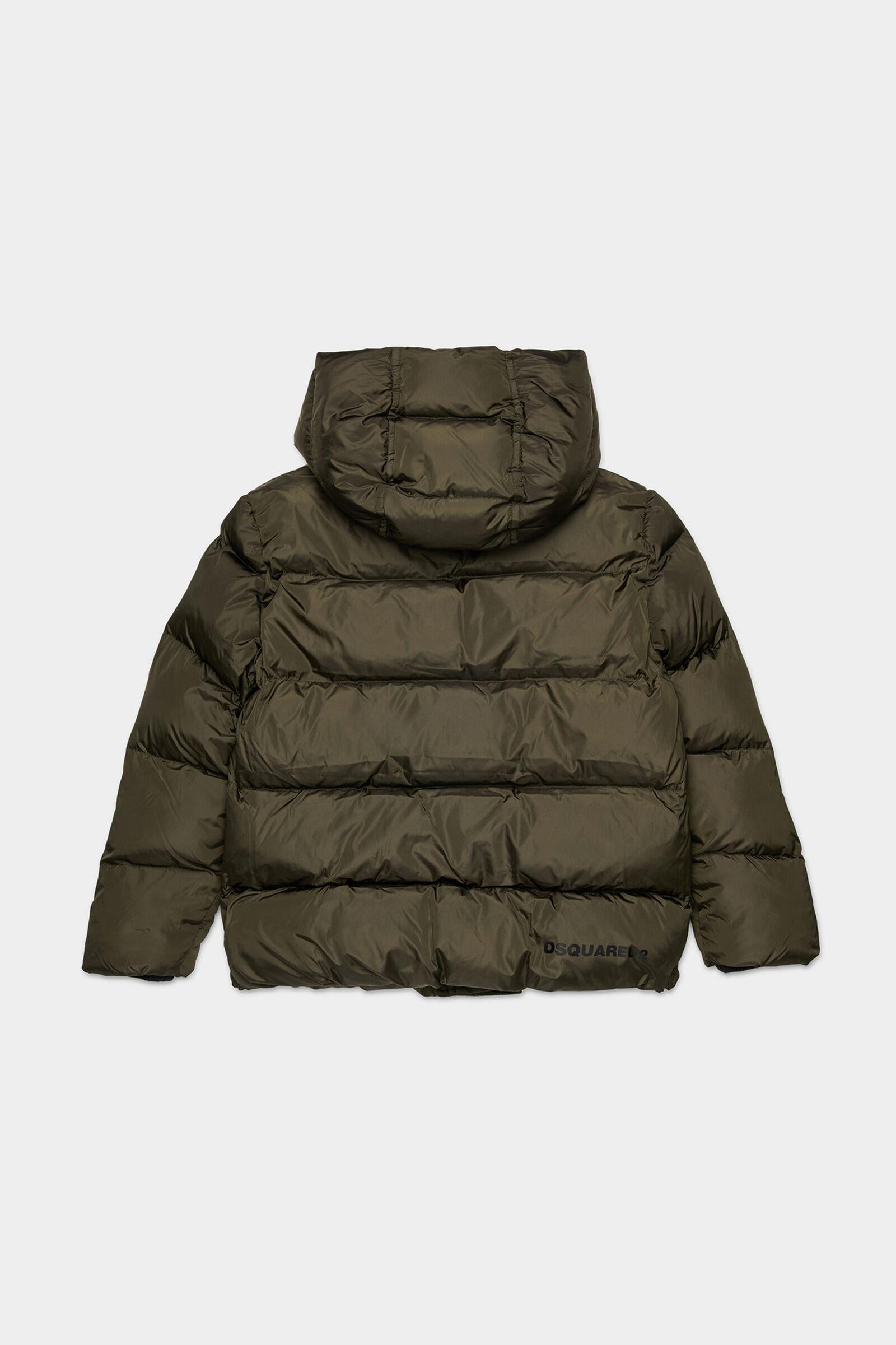 D2Kids Down Jacket verde DQ1090-D00BN DQ518 DSQUARED KID