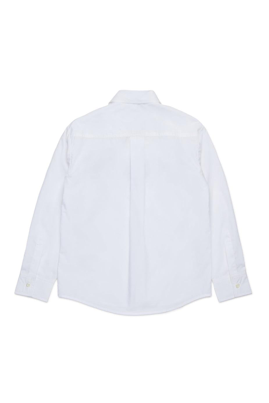 Dsquared2 Camicia evening in popeline bianca