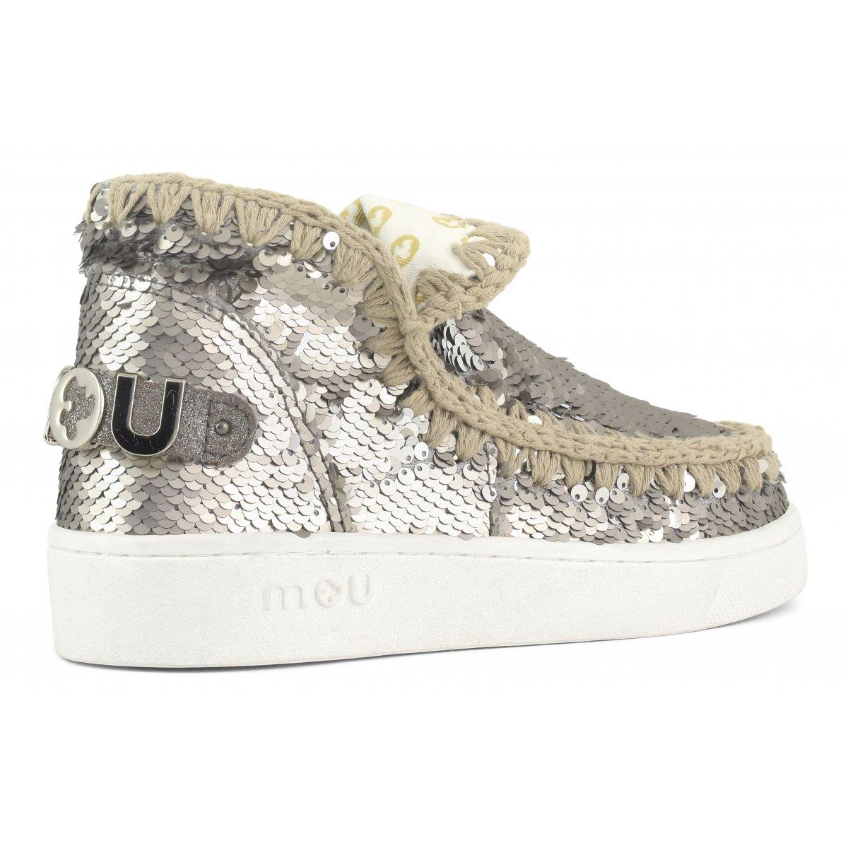 Summer Eskimo Sneaker Sequins Gunmental