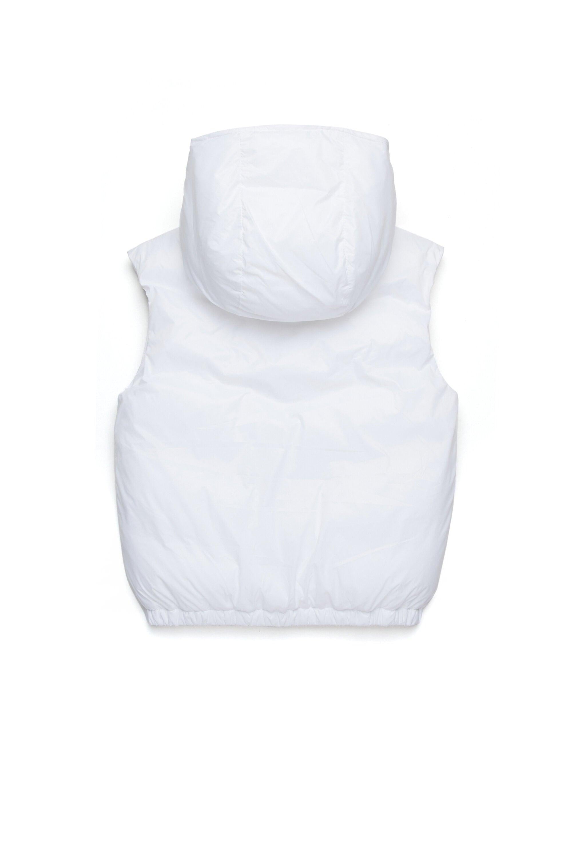 Dsquared2 Smanicato Vest imbottito con logo bianco
