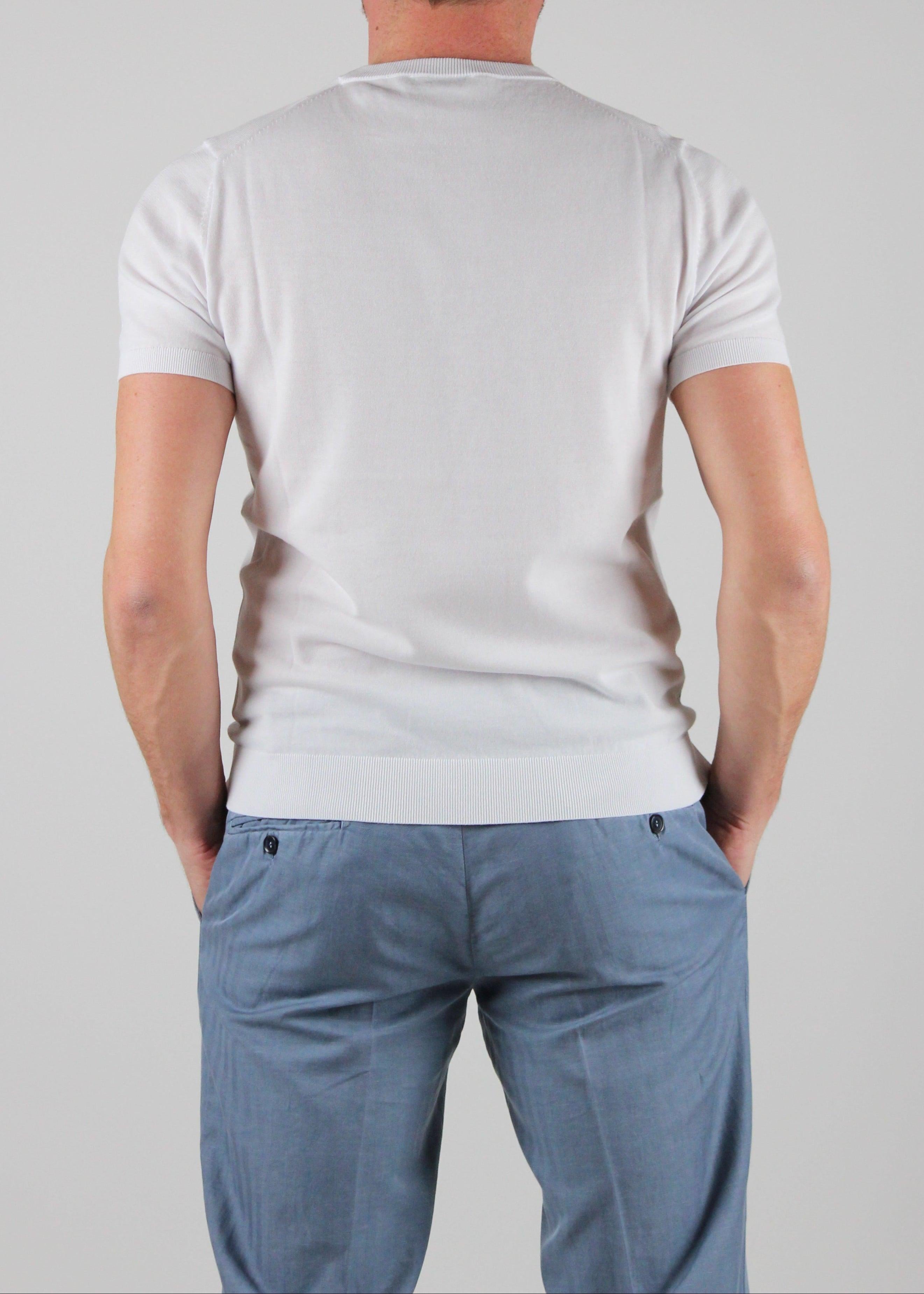 Maglia a maniche corte In cotone bianca
