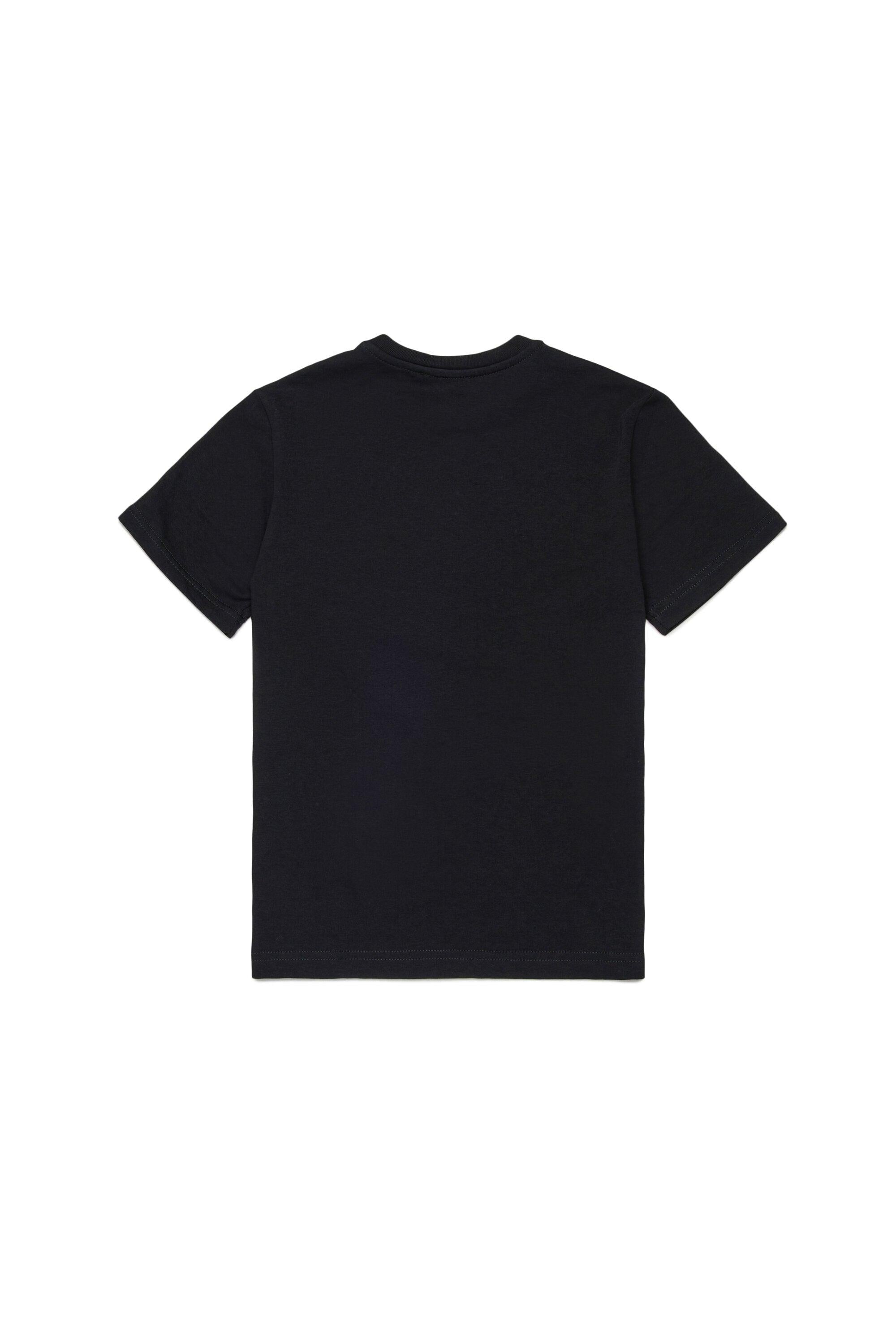 Dsquared2 T-Shirt Slouch Fit Bianca con logo effetto gommato