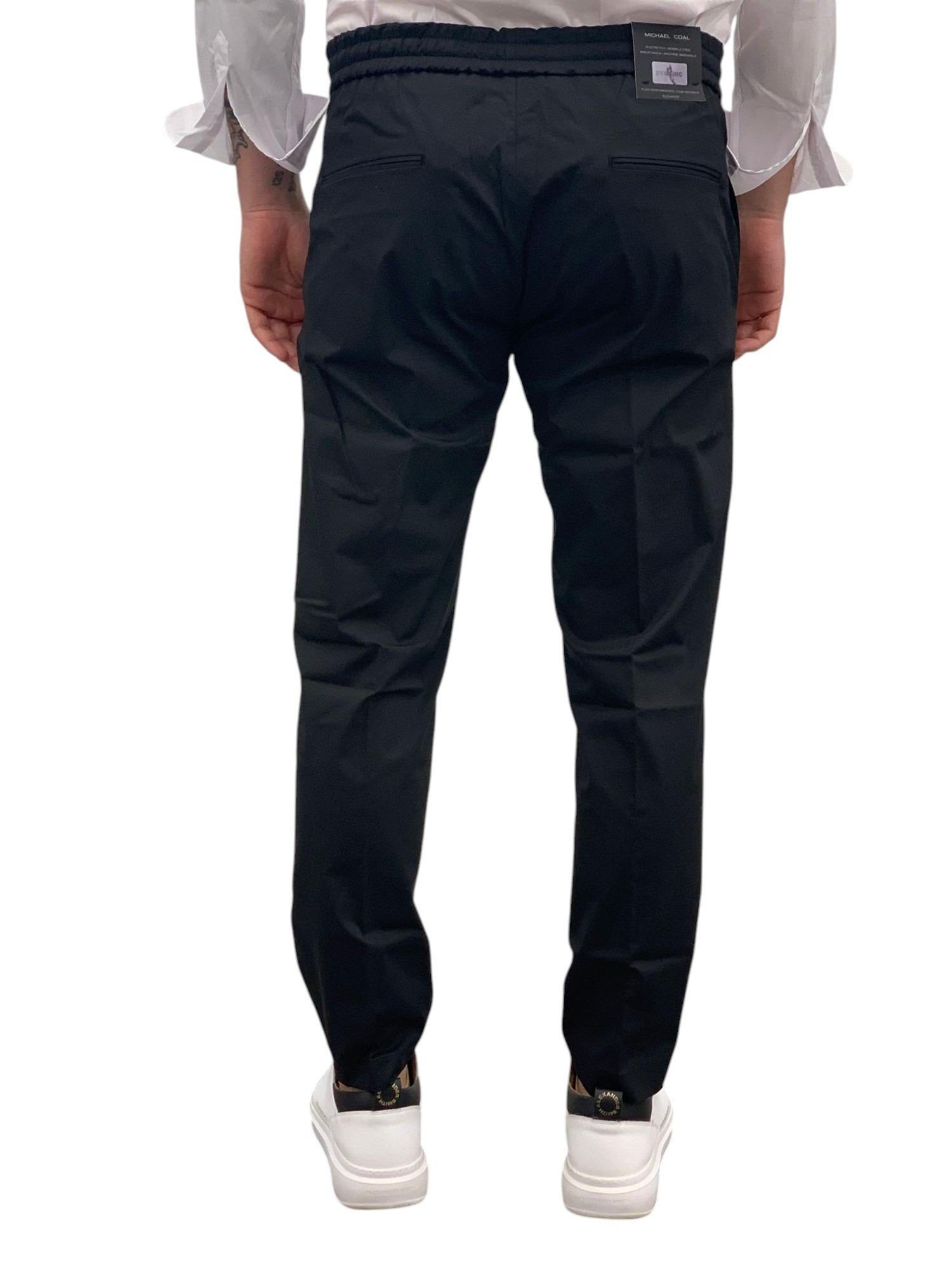 pantalone coulisse mc-adam/3945 nero MCADA3945S25 019 MICHAEL COAL