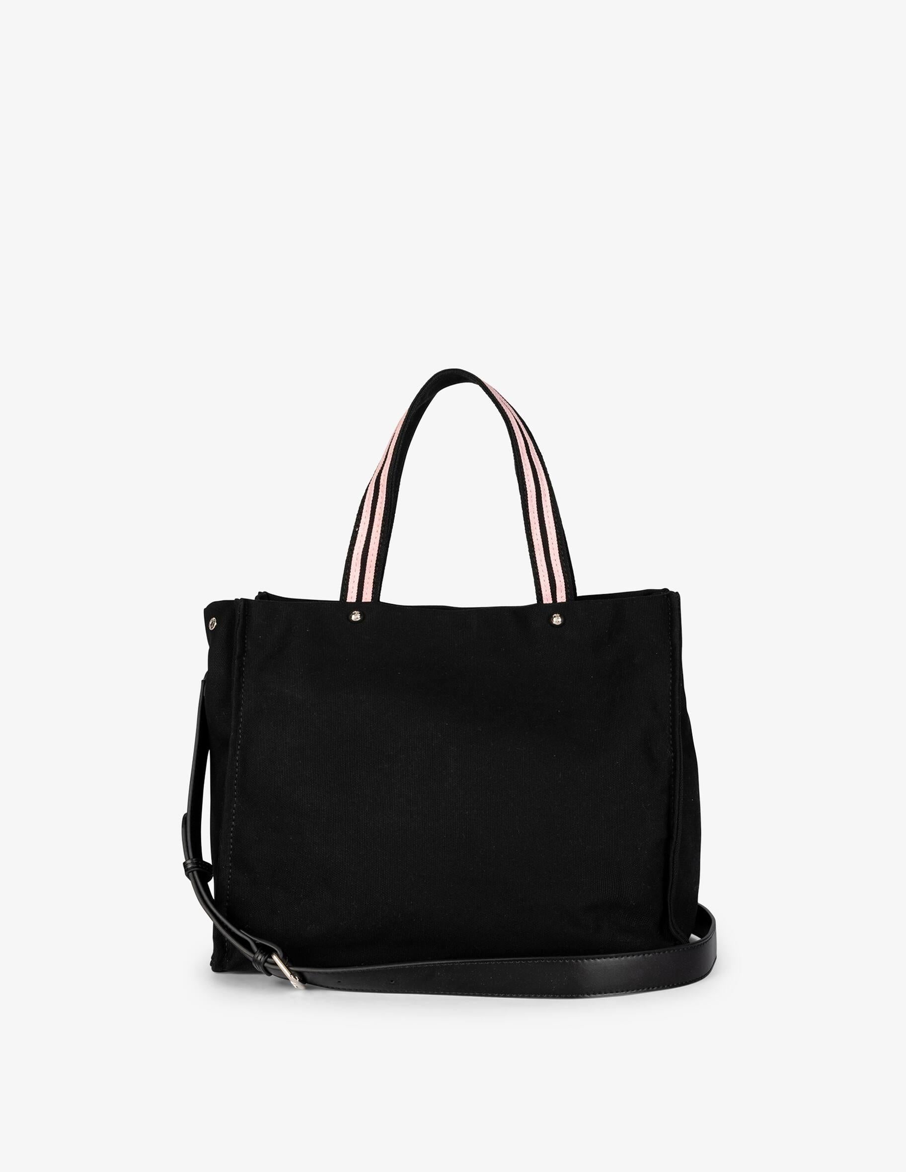 Borsa Juicy Couture canvas Iris nera