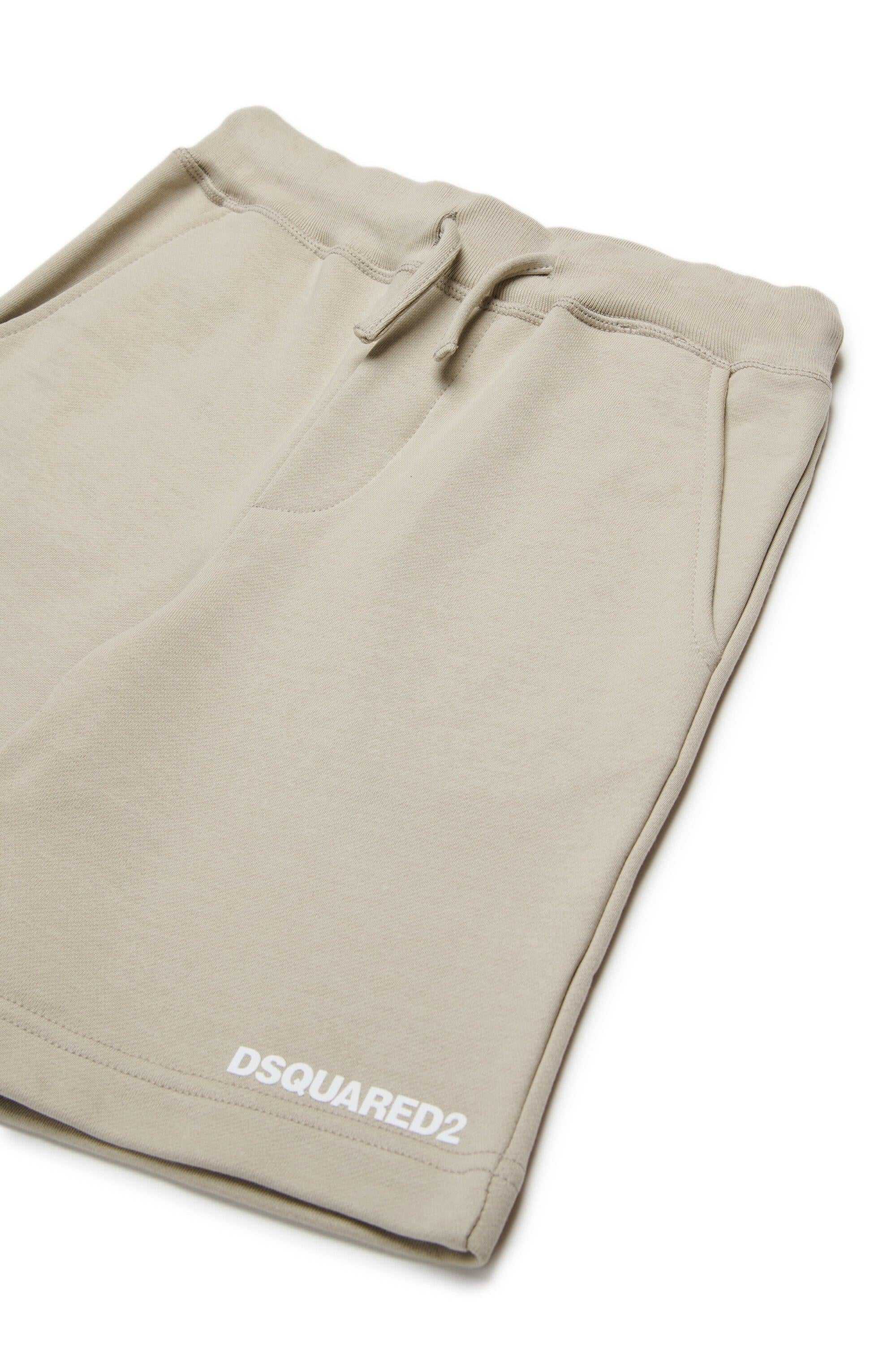 Dsquared2 Shorts in felpa con logo grigio medio