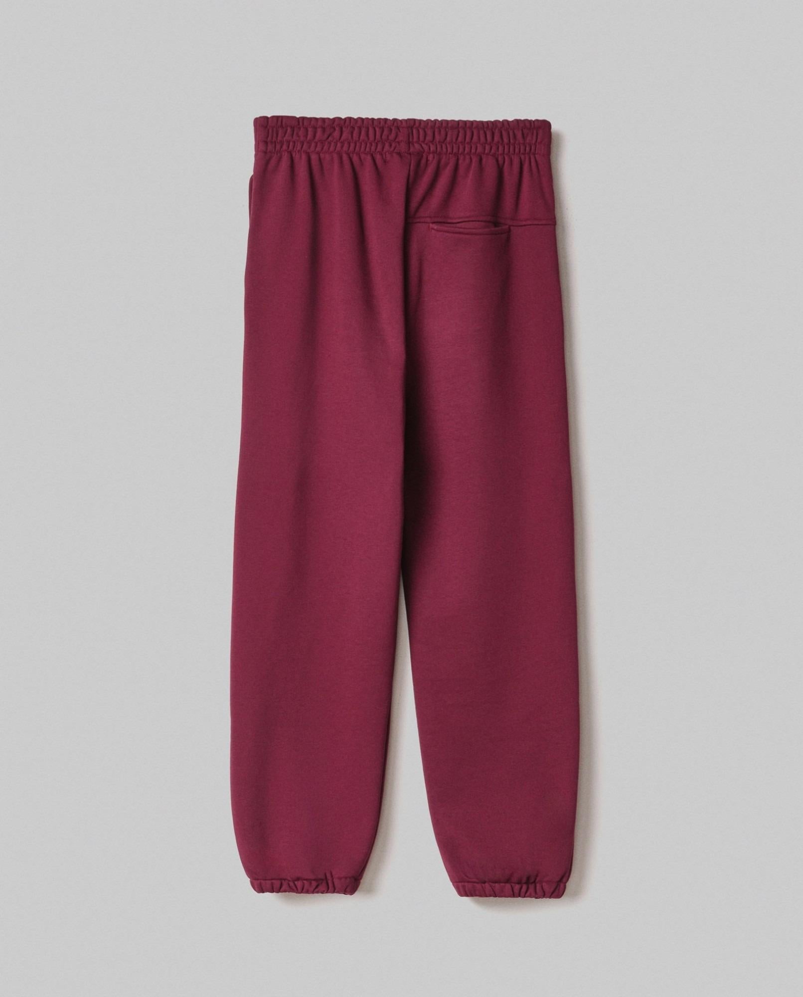 Pantalone In Felpa Over Con Elastico Al Fondo Bordeaux HMABW01953-TMTF0012 RS02 HINNOMINATE