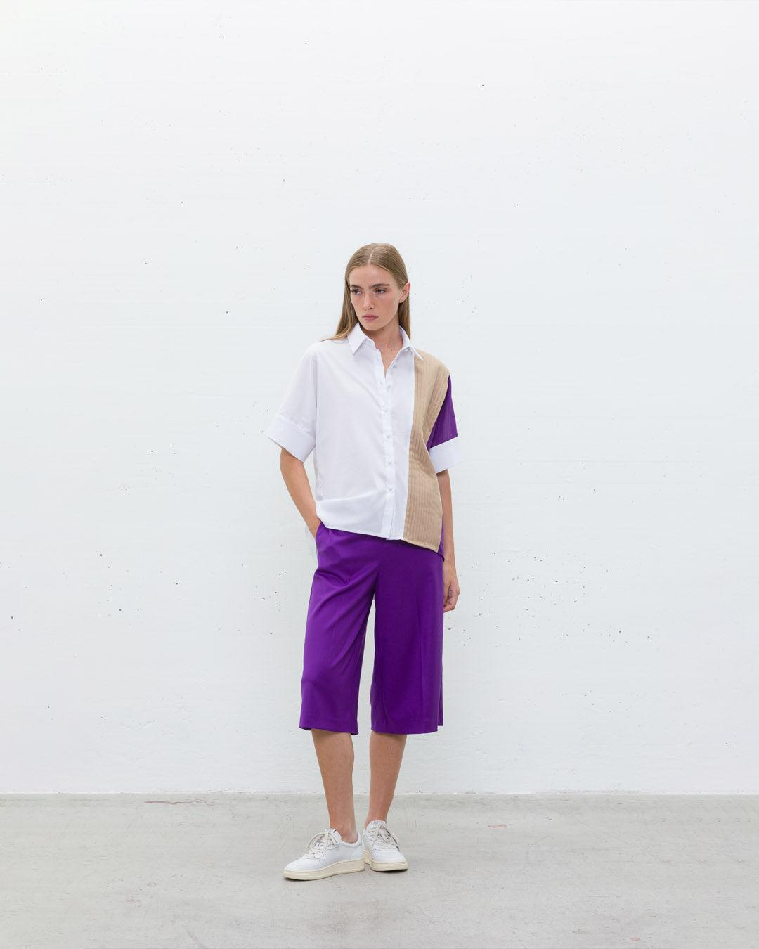 Camicia Jijil con design bicolor