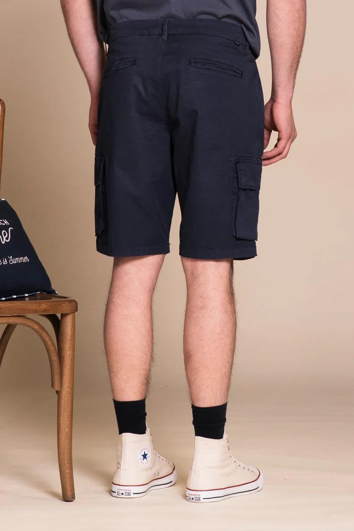 Bermuda Impure chino short comf. twill stretch navy