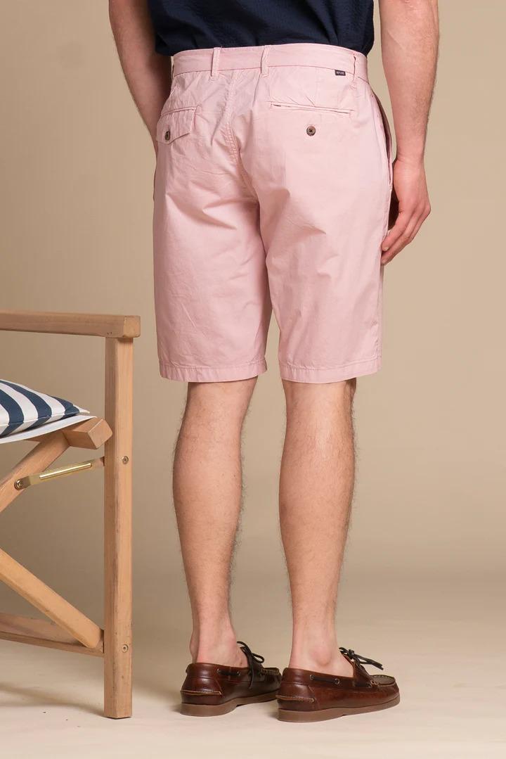 Bermuda Impure kurt chino short comf.pinces popeline rosa