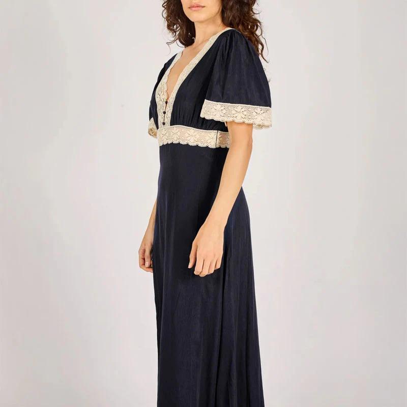 Vestito Felicity Navy di Traffic People MNL12933008 NAVY TRAFFIC PEOPLE