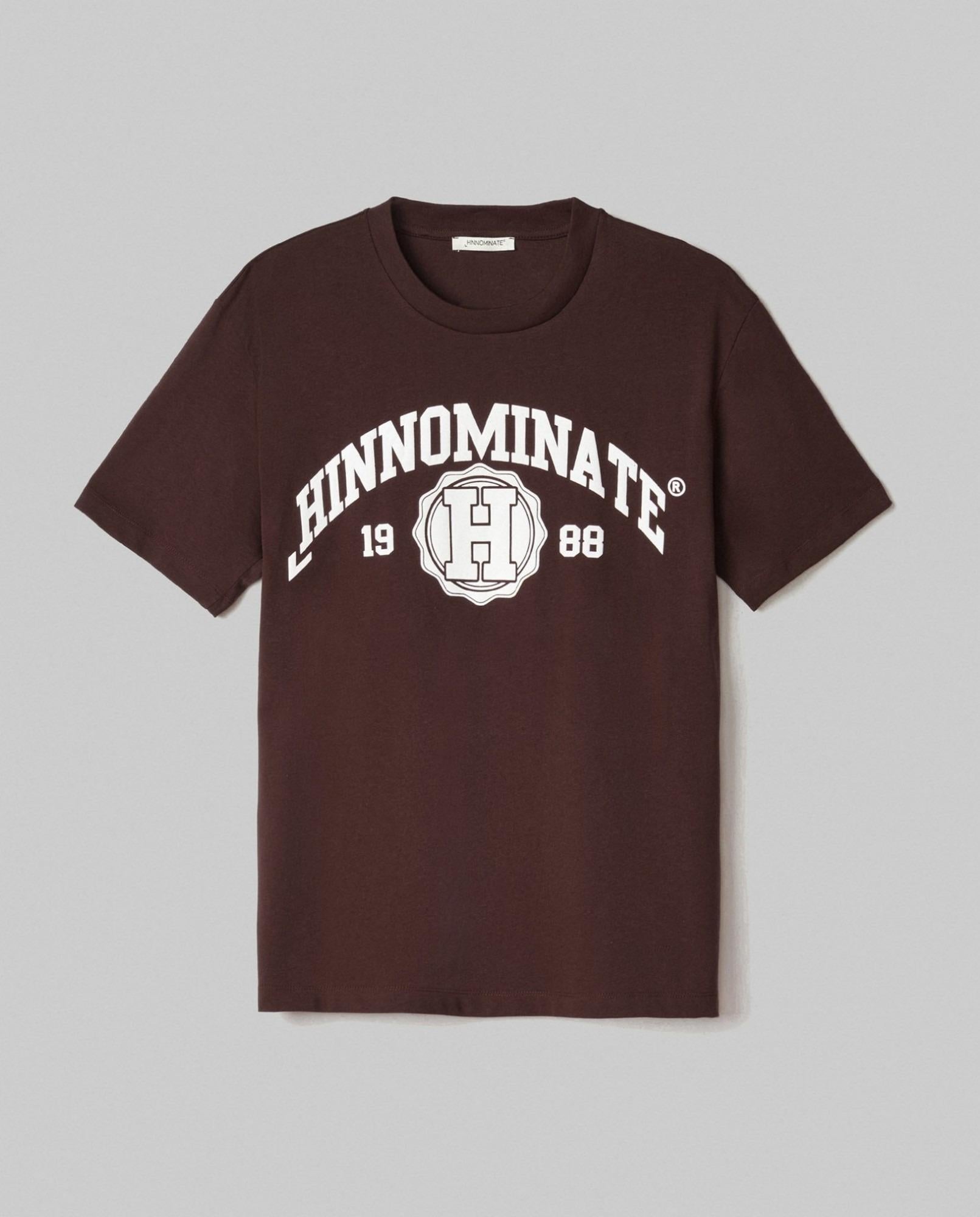 T-Shirt In Jersey Stampa College Moro HINNOMINATE HMAABM01432-PTTS0037 MA03 HINNOMINATE