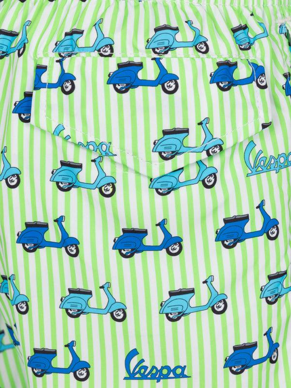 Costume mare Jean Lighting in tessuto leggero con stampa Vespa JEA0004 02593H MC2 SAINT BARTH