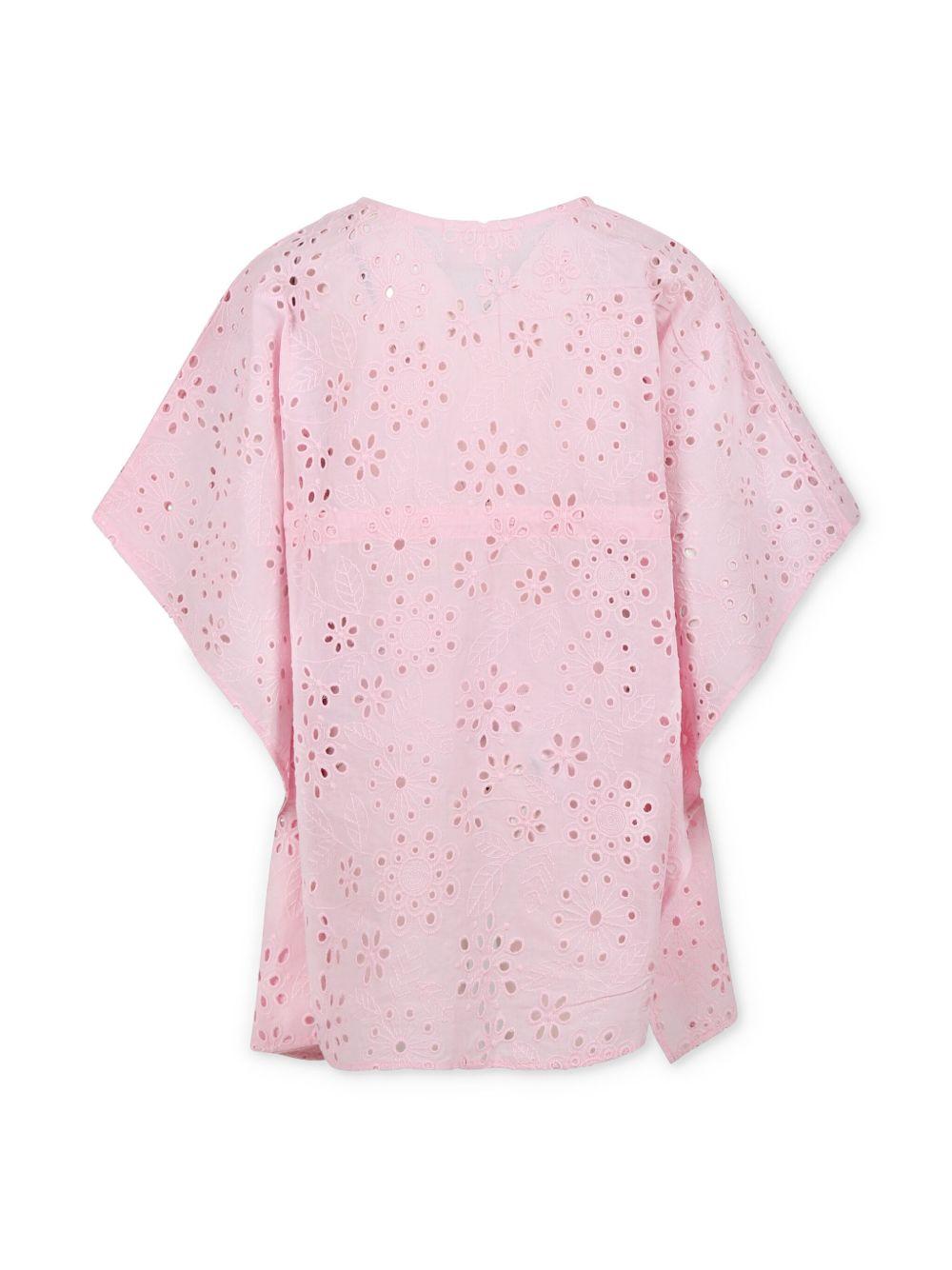 MC2 Saint Barth Kids Abito Kate con ricamo a fiori