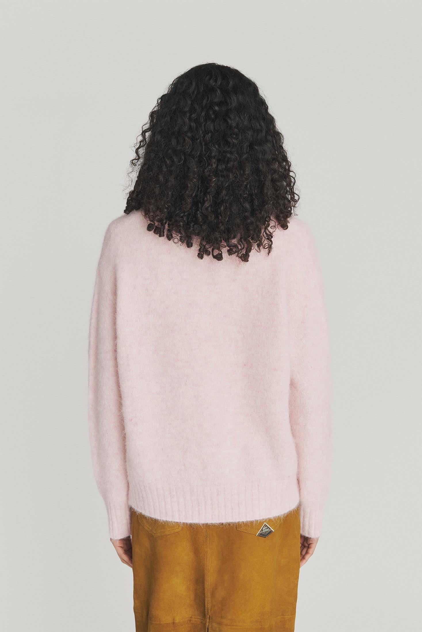 PULLOVER IN ALPACA ROSA RND559CNXXXX C0119 ROY ROGER'S