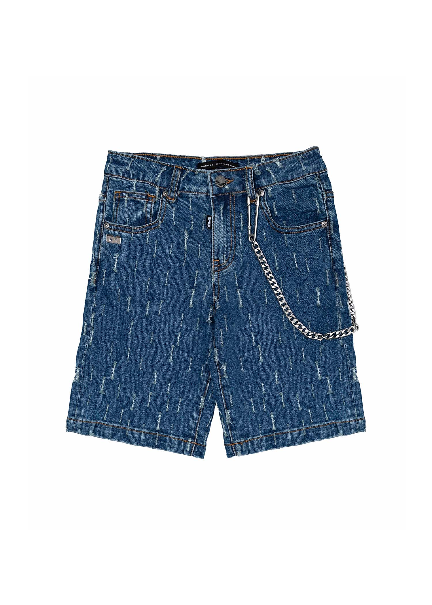 Daniele Alessandrini Bermuda Jeans Cut per Bambini