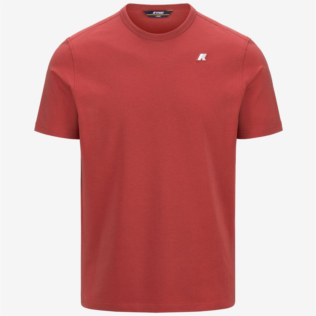 T- shirt Adame Light Stretch Jersey Red Jasper