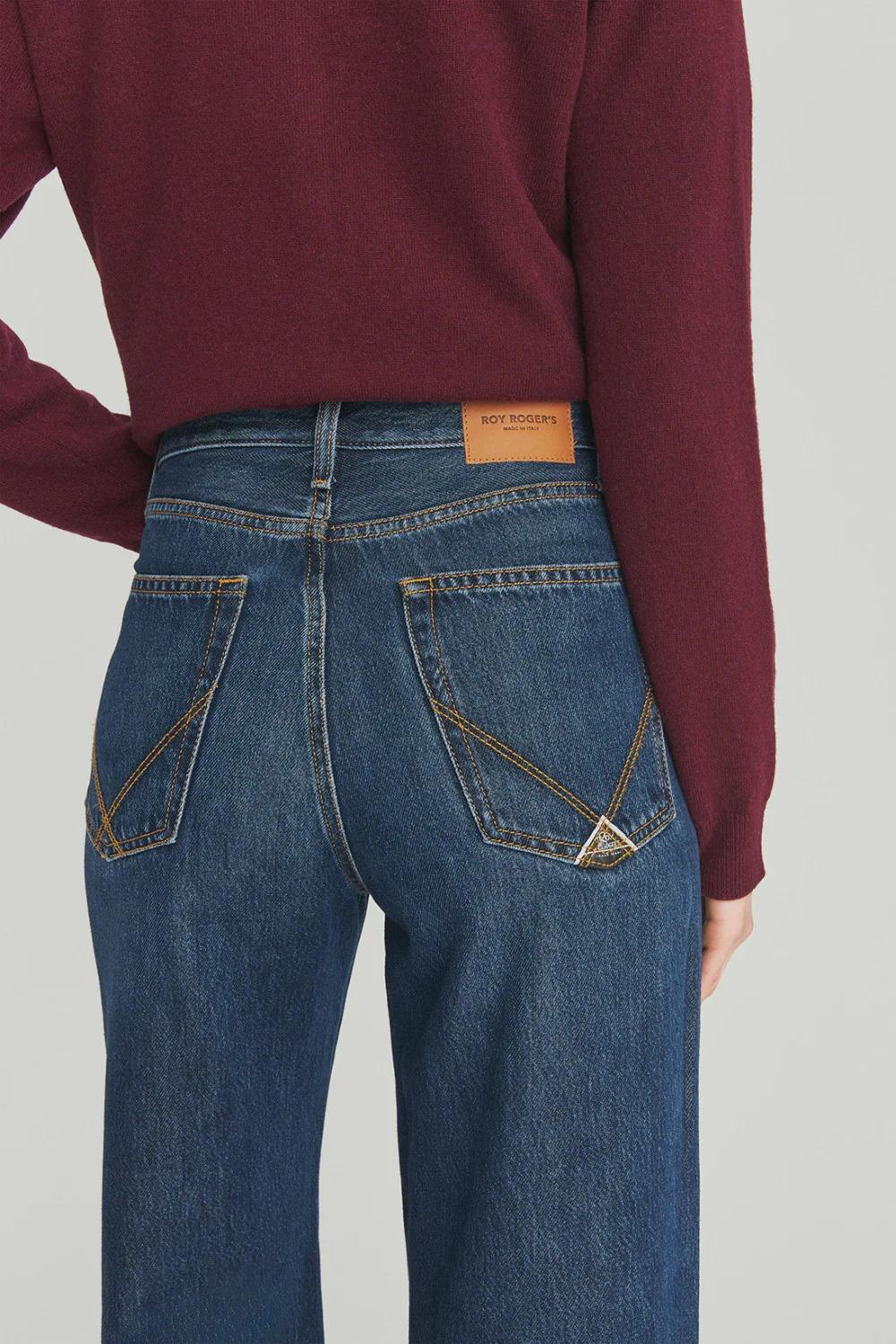 Roy Roger's Jeans donna Marta WOMAN Denim Lyocell Fresno RND091D7053029 C0999 ROY ROGER'S
