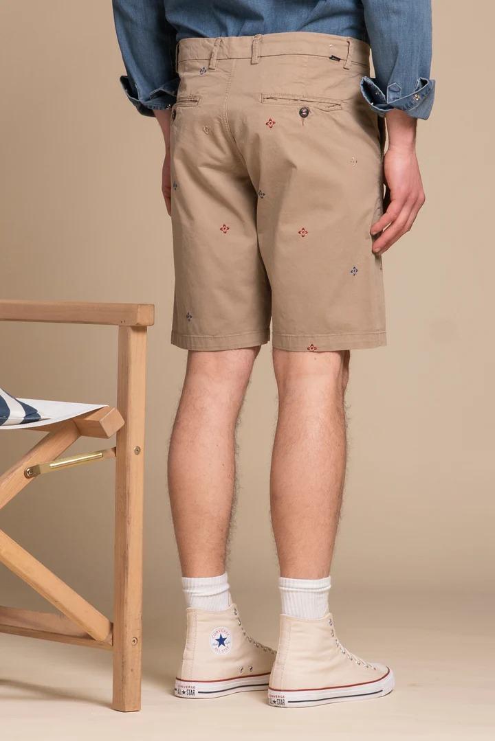 Bermuda Impure chino short comf. twill stretch beige