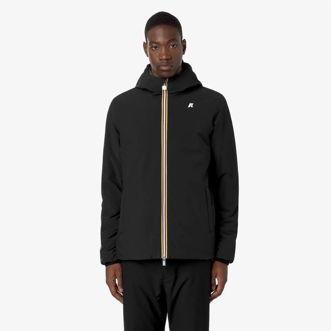 JACK ST WARM REVERSIBLE<BR/>BLACK PURE-GREEN BLACKISH K6128VW AH3 K-WAY