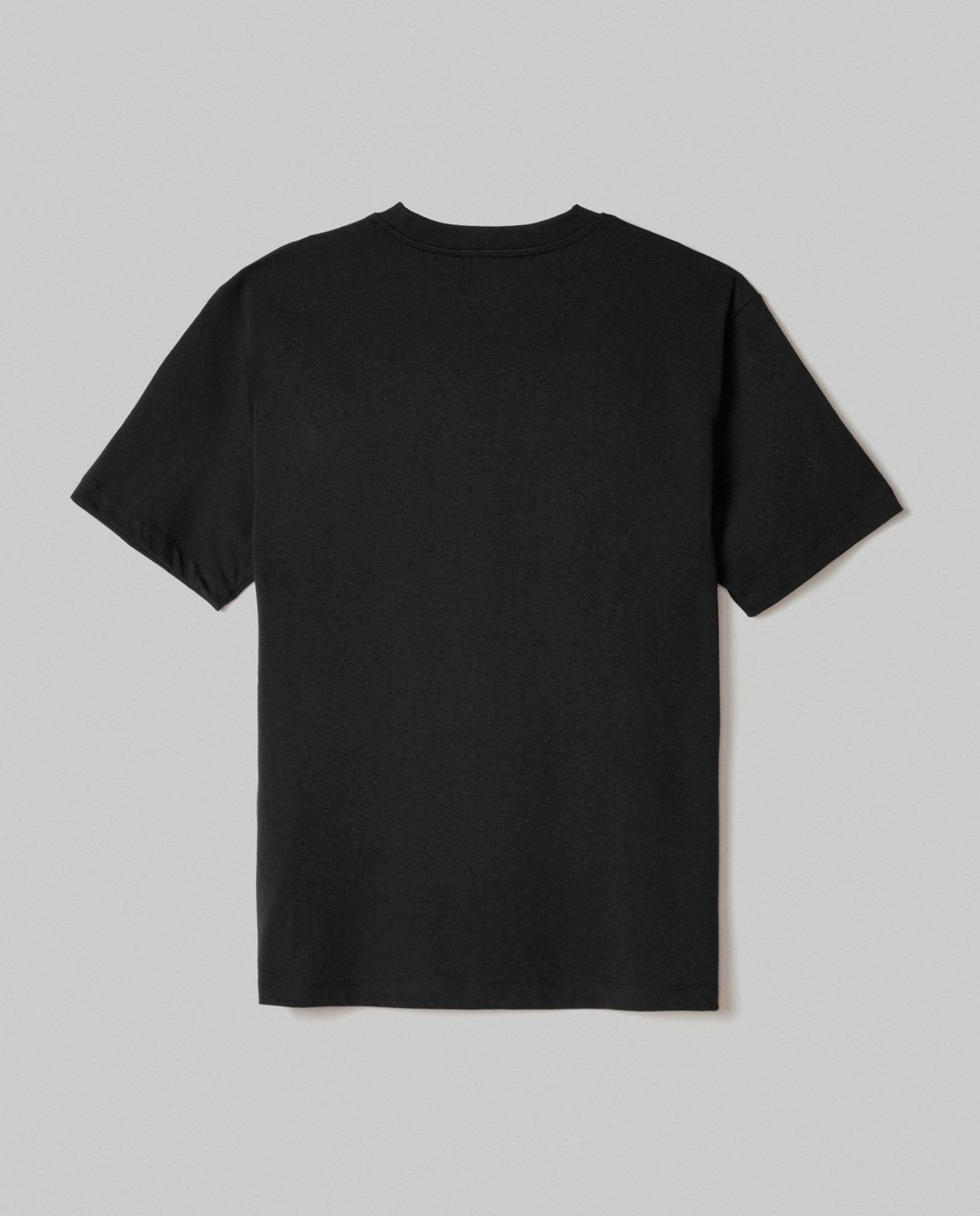 T-Shirt In Jersey Stampa College Nero HINNOMINATE HMAABM01432-PTTS0037 NE01 HINNOMINATE