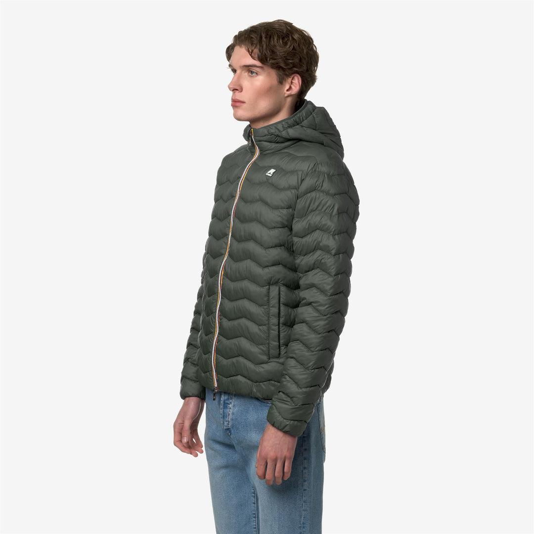 JACK QUILTED WARMGREEN BLACKISH