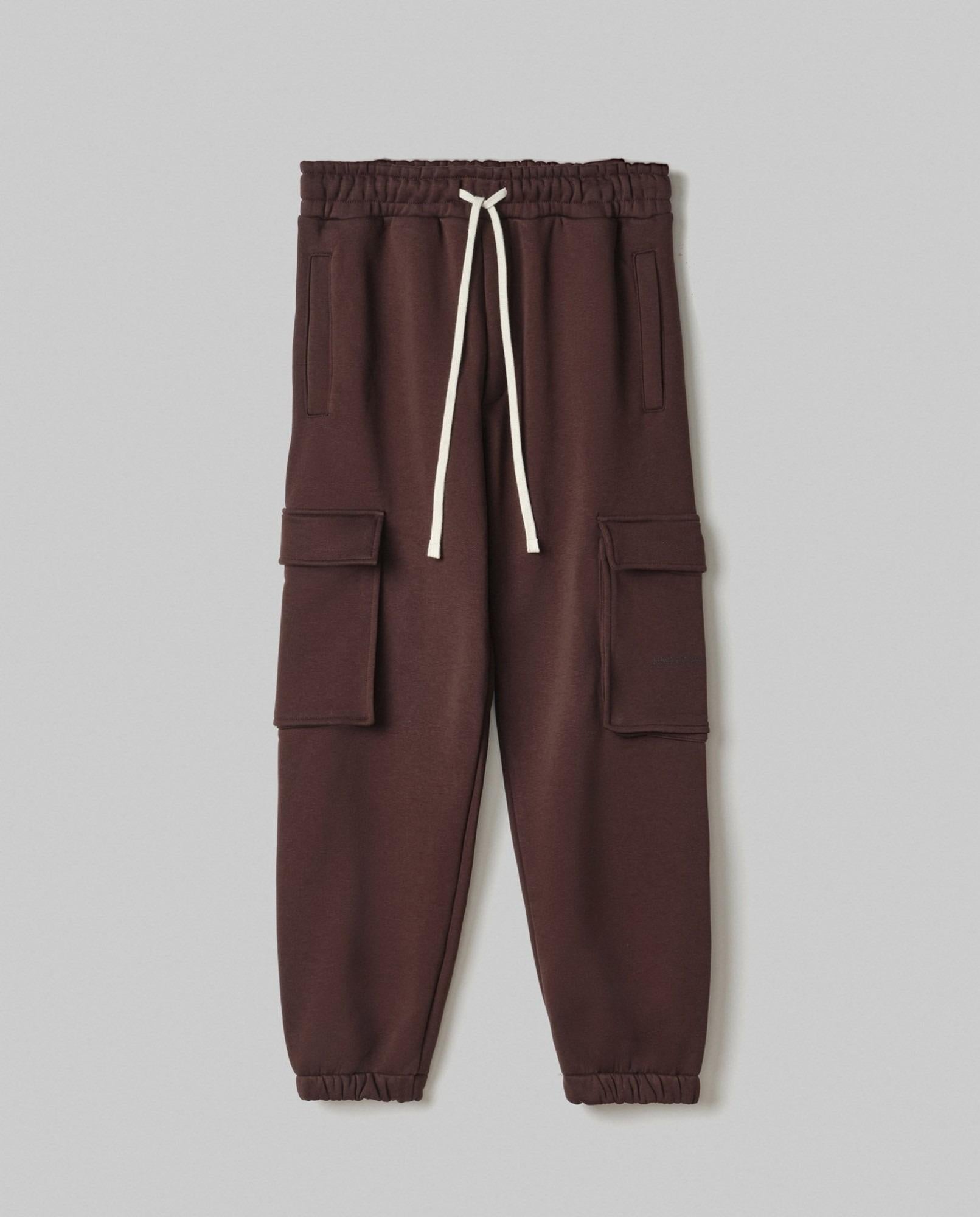 Pantalone Basico Con Tasconi In Felpa Moro HINNOMINATE HMAABM01376-TMTF0012 MA03 HINNOMINATE