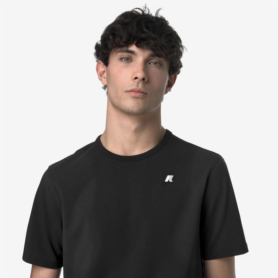 T- shirt Adame Light Stretch Jersey Black Pure