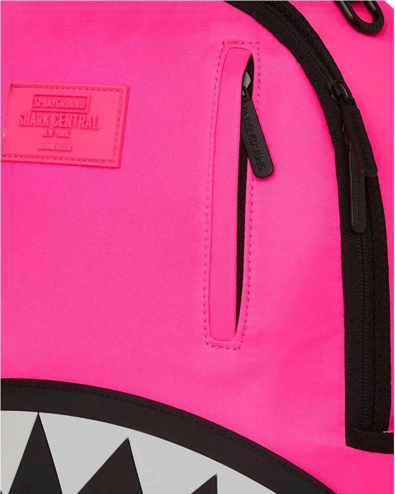 SPRAYGROUND ZAINO SHARK CENTRAL NYLON HOT PINK 910B7088NSZ NOT PINK SPRAYGROUND