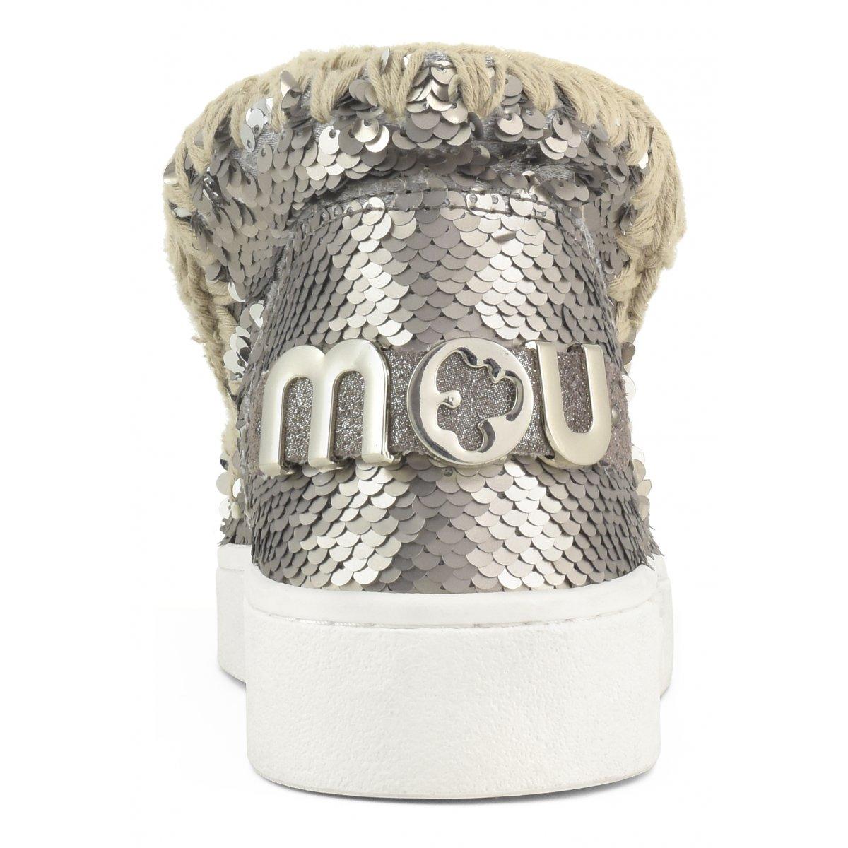 Summer Eskimo Sneaker Sequins Gunmental