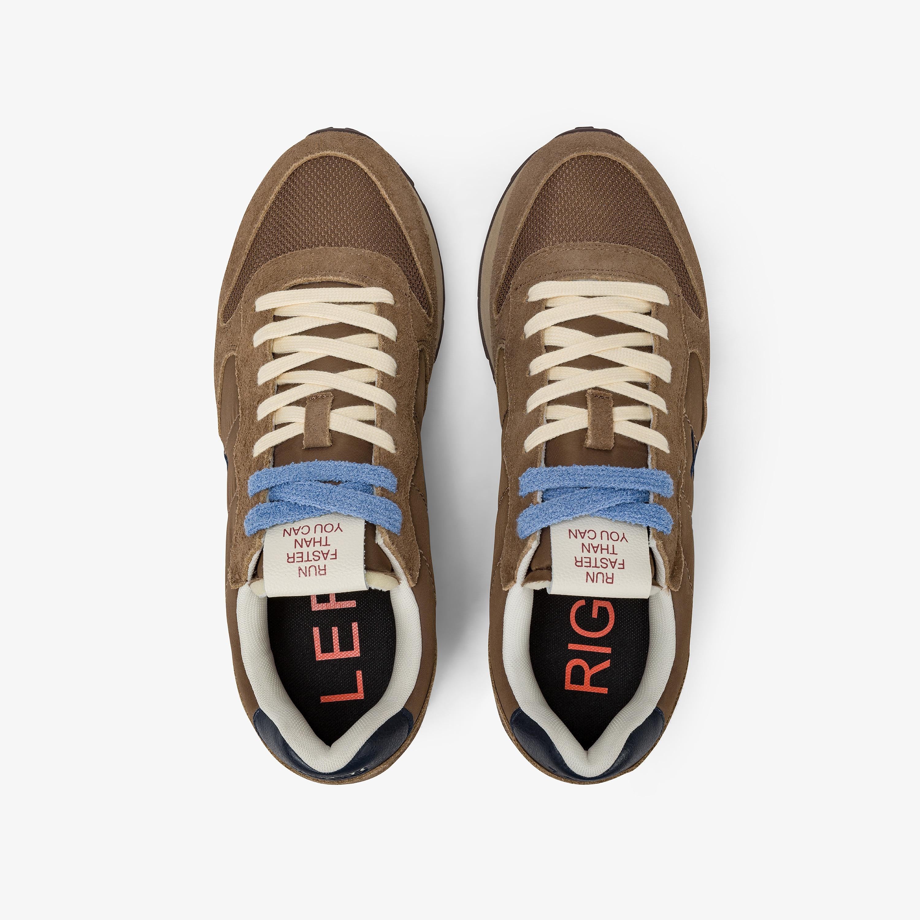Sneaker tom vintage in nylon e suede volpe Z45105 93 SUN 68