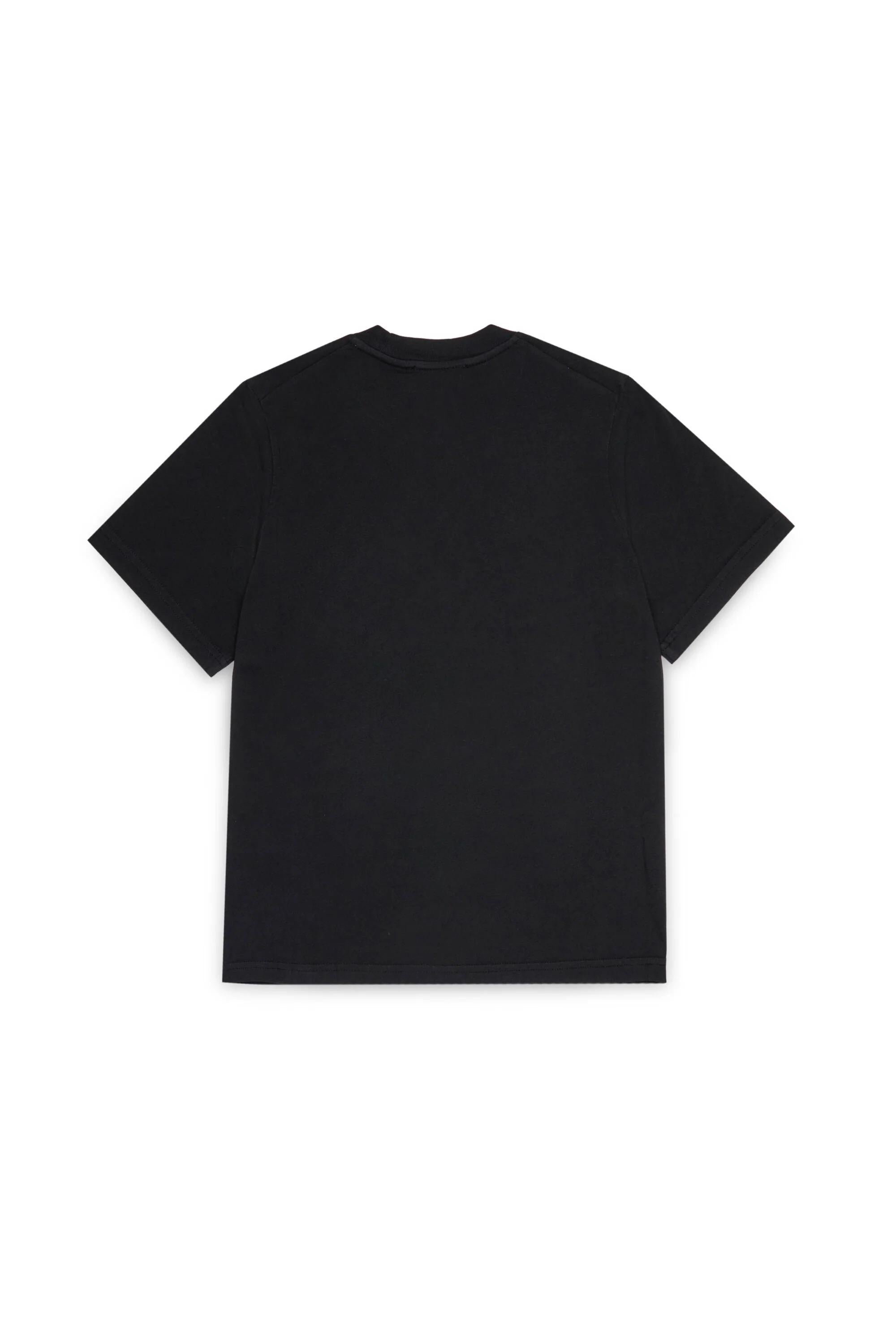 T-shirt con Maple Leaf NERA DQ2743-D0AC7 DQ900 DSQUARED KID