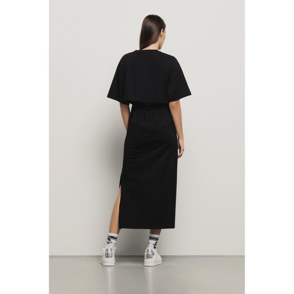 Gaelle Paris Abito Lungo Donna Nero