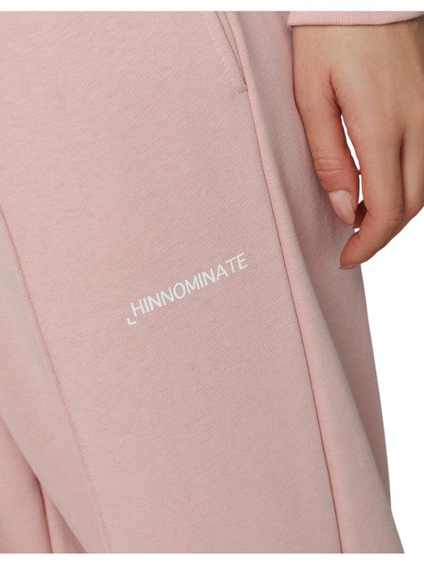 Pantalone in felpa Hinnominate dritto con cinto incrociato cipria