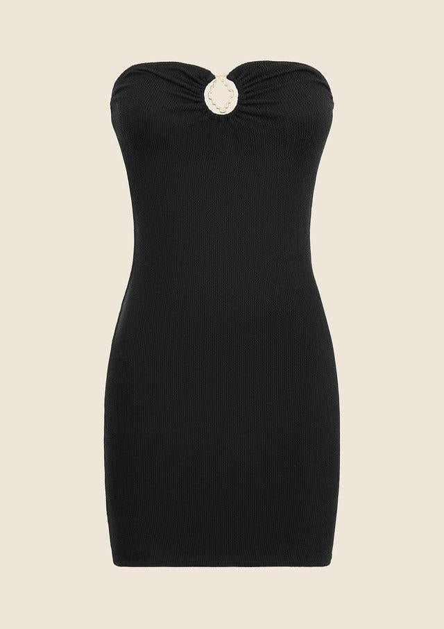 Vestito corto Donna Me fui Nero 0509-BK
